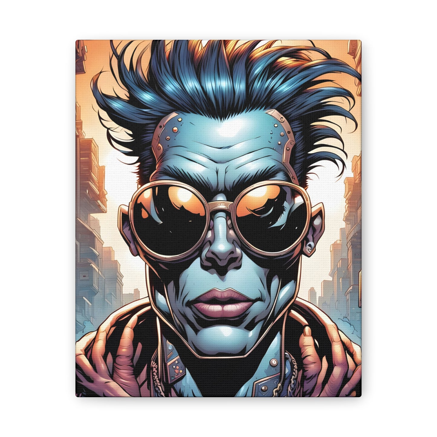 Punkz Canvas Stretched, 0.75"