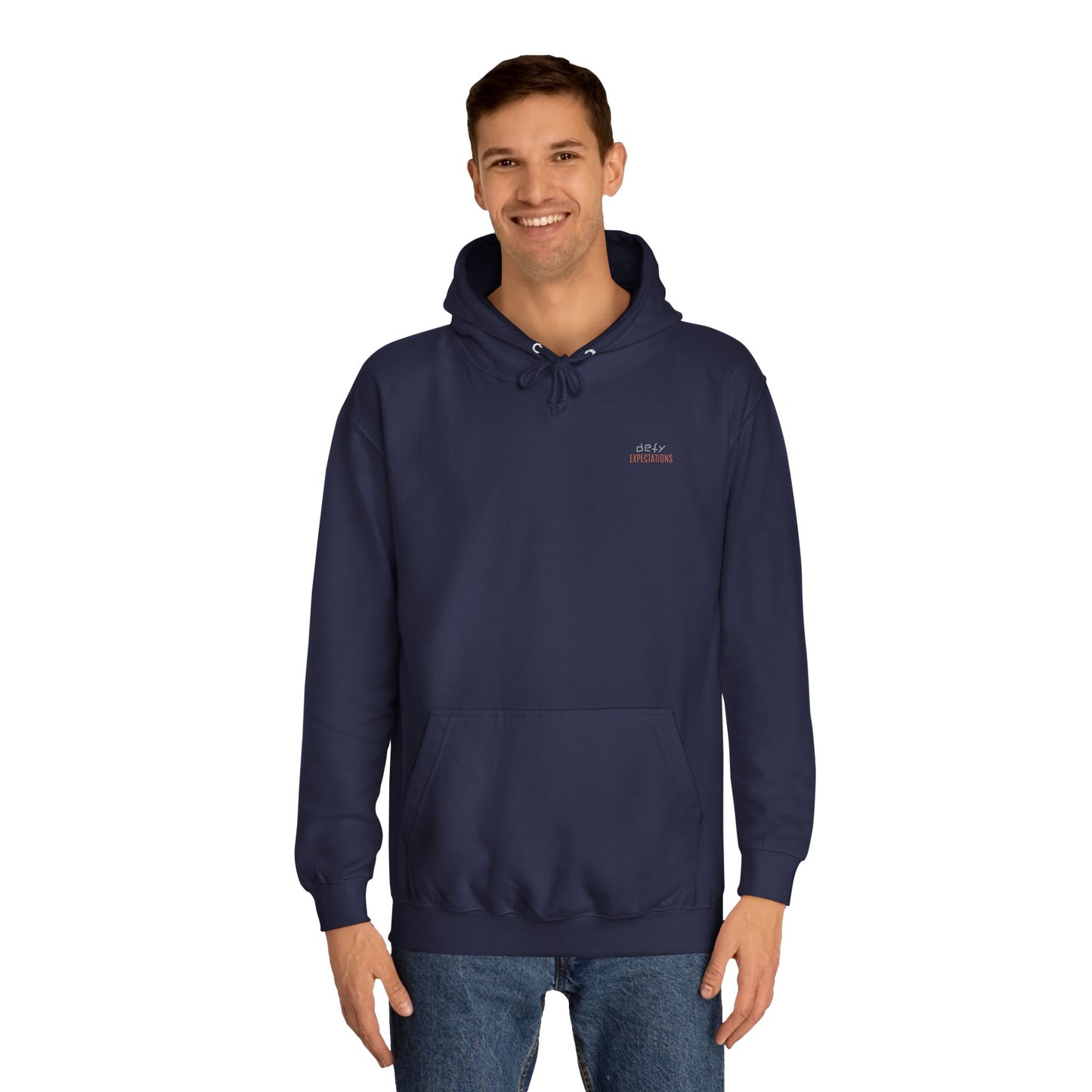 SNRG Unisex Hoodie - Defy Expectations, Sweatshirt, Hooded Jacket, Casual Pullover, Trendy Apparel, Outerwear, Hoodie
