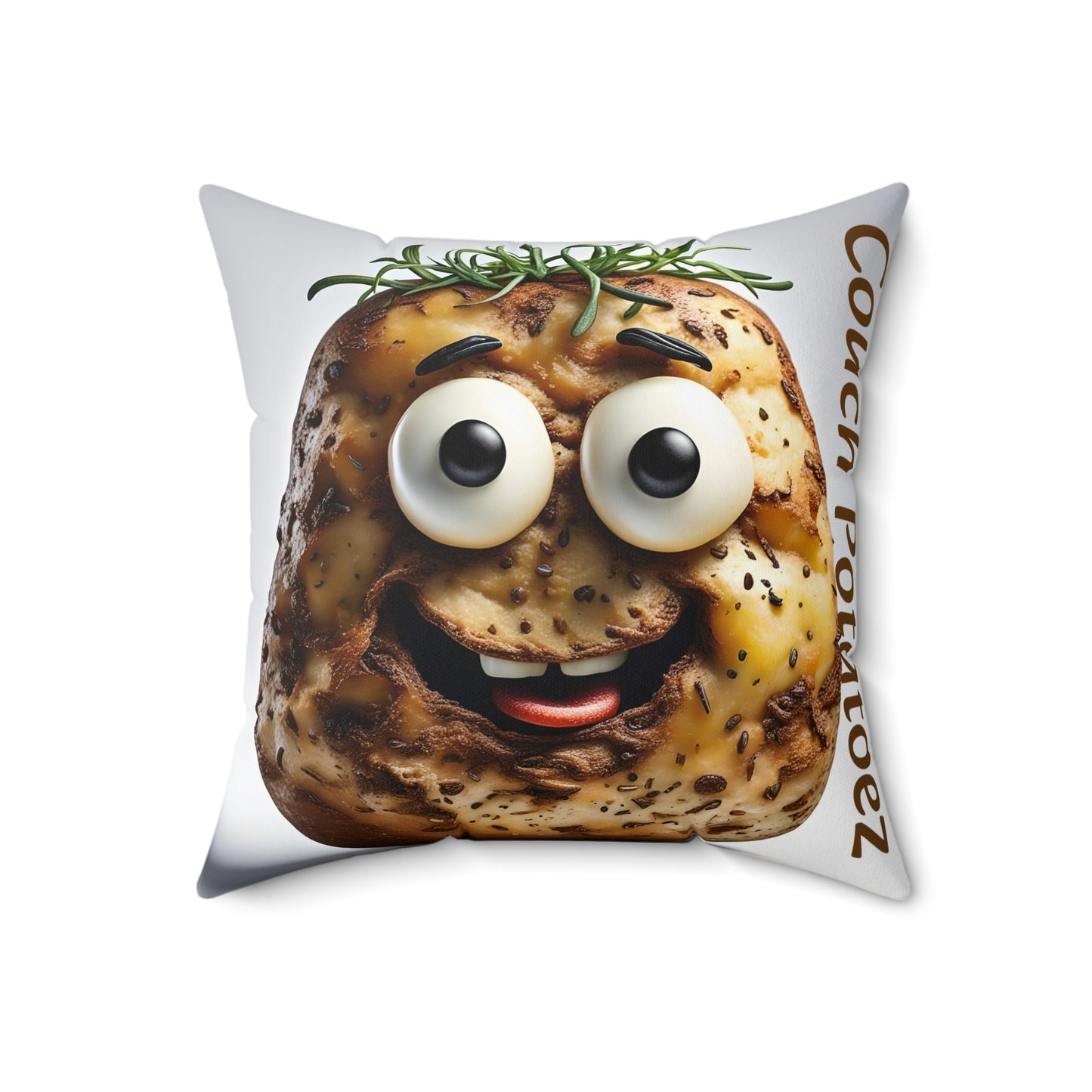 Couch Potatoez Spun Polyester Square Pillow