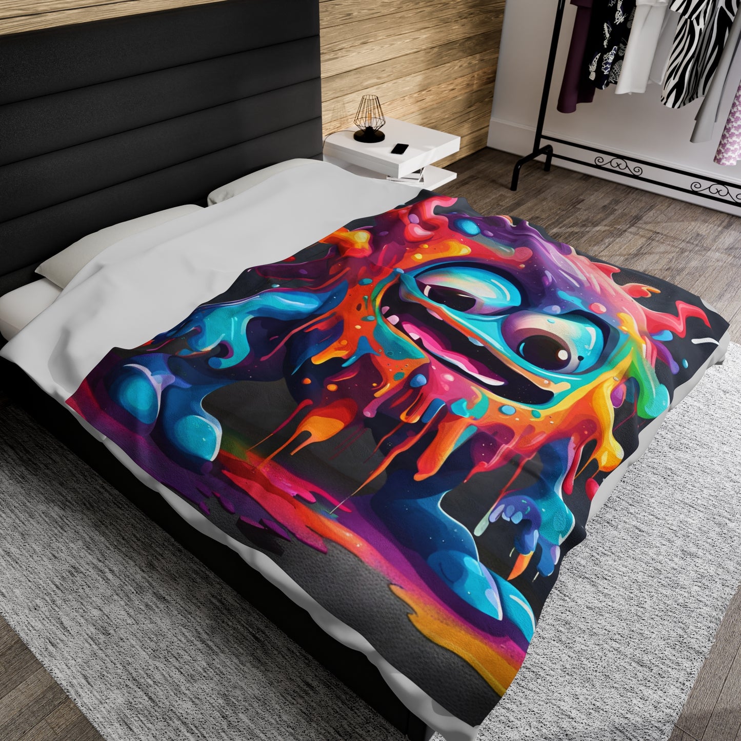 Velveteen Plush Wacky Blanket