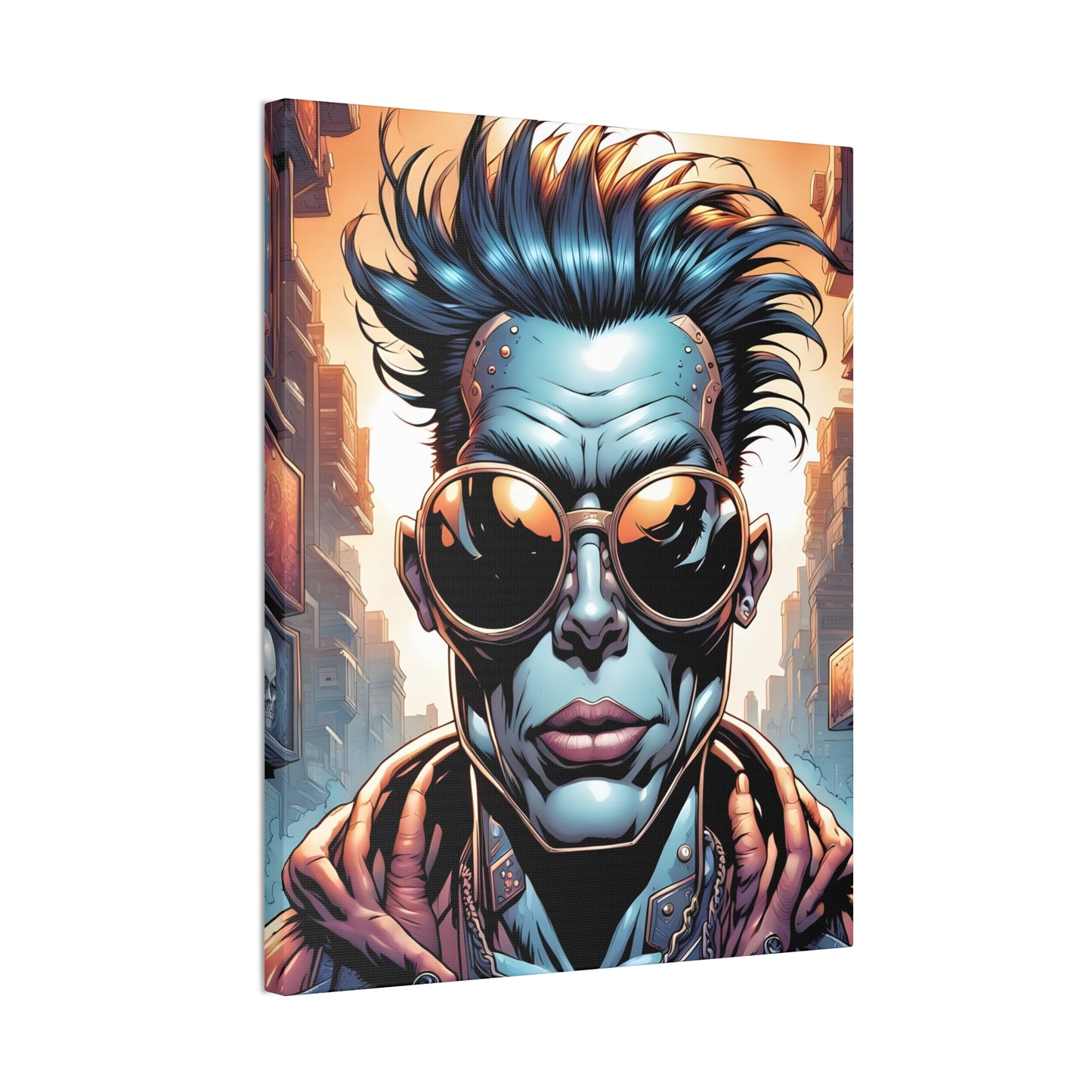 Punkz Canvas Stretched, 0.75"