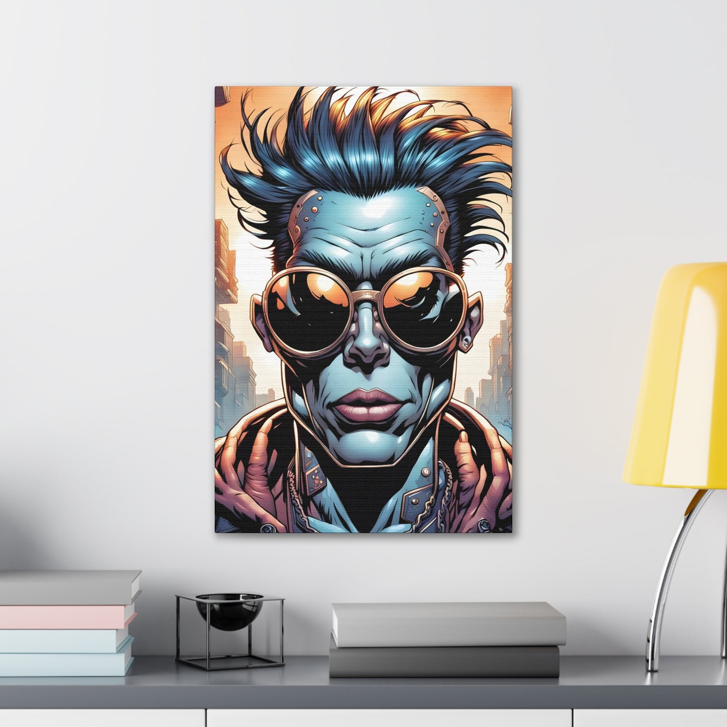 Punkz Canvas Stretched, 0.75"