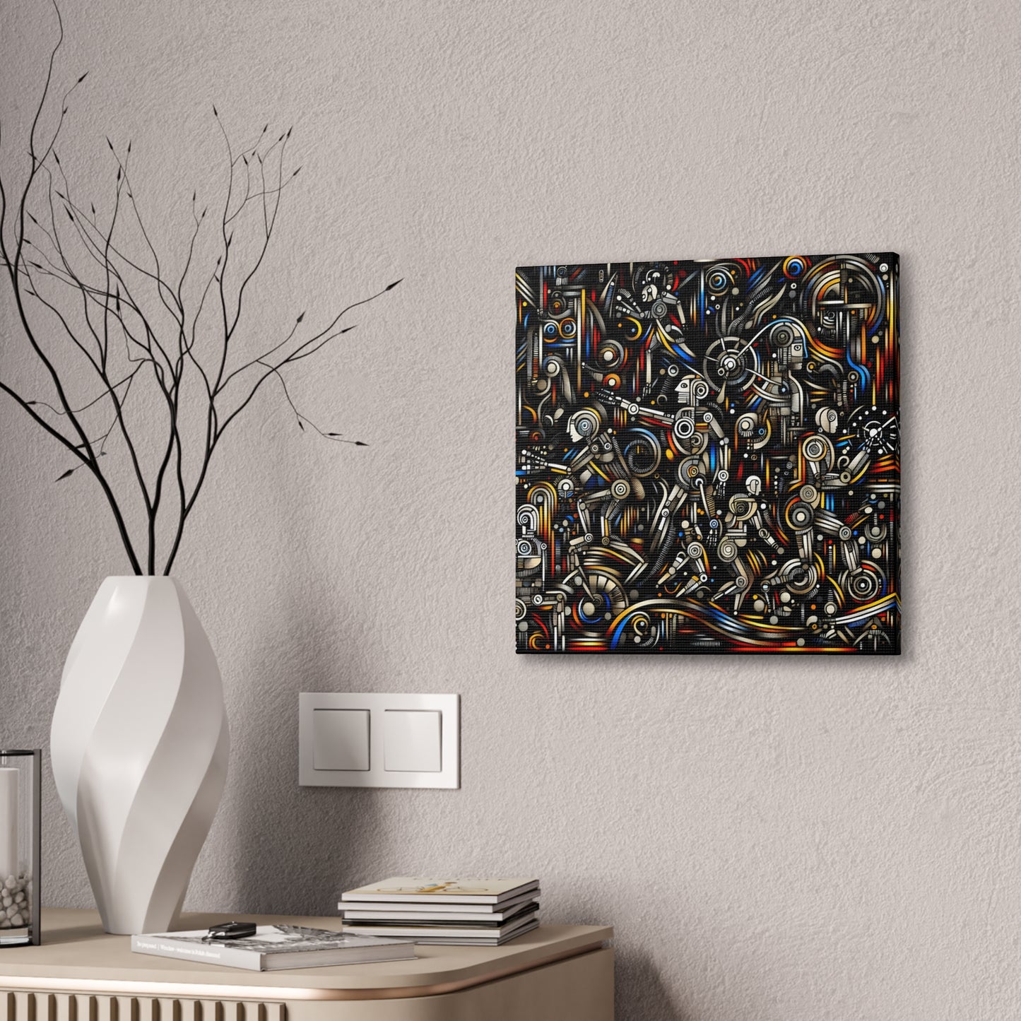 Robotz Canvas Stretched 0.75" Wall Art