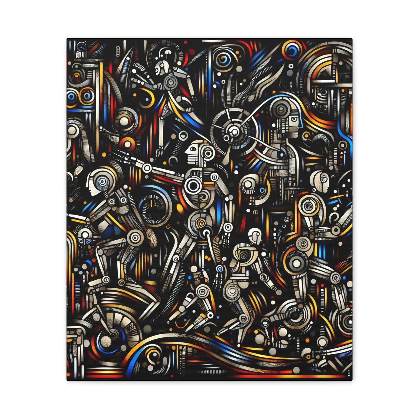 Robotz Canvas Stretched 0.75" Wall Art