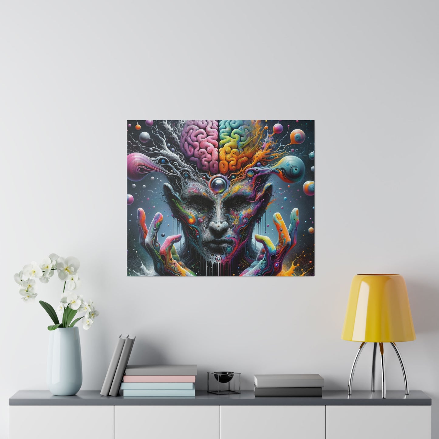 Mind Blown Matte Canvas, Stretched, 0.75"