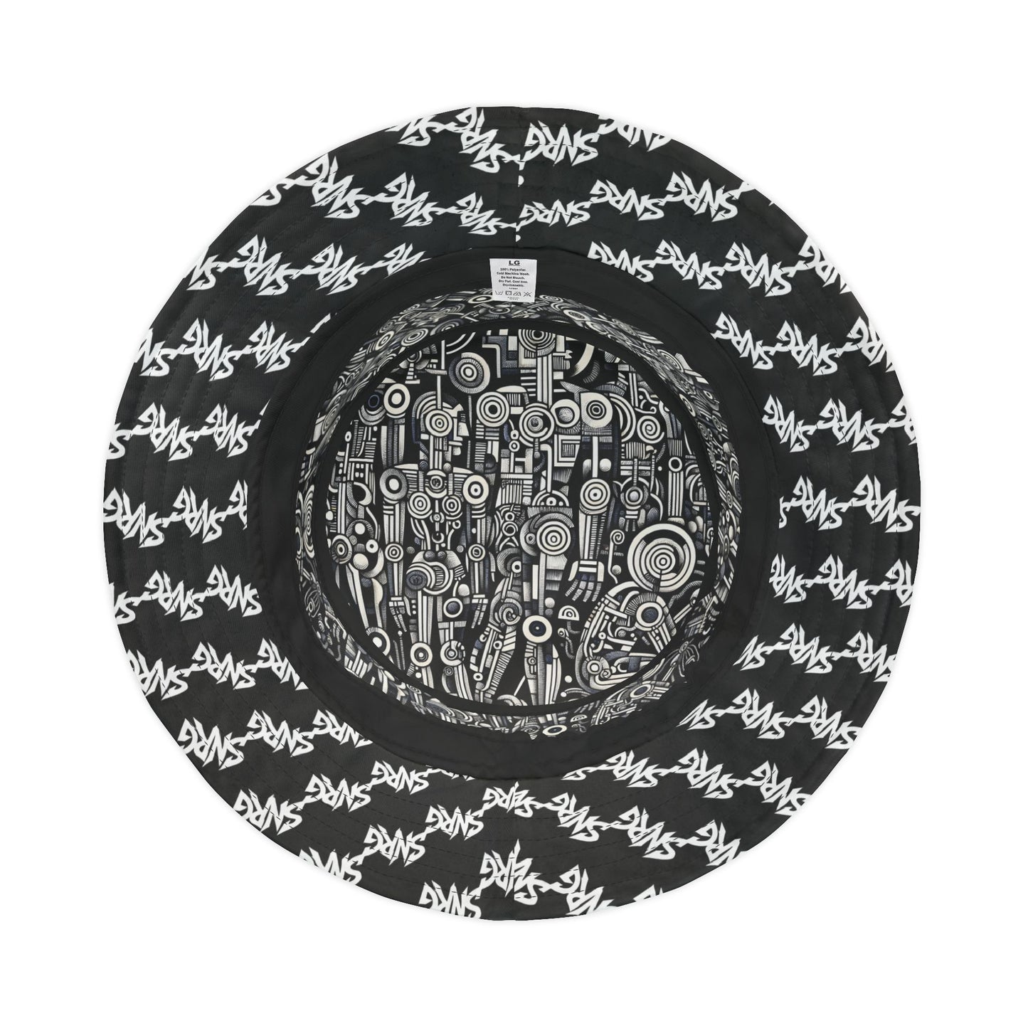 SNRG Robotz Bucket Hat, Unique Streetwear Cap, Hip Hop Headwear,  Fashion Accessory, Trendy Hat