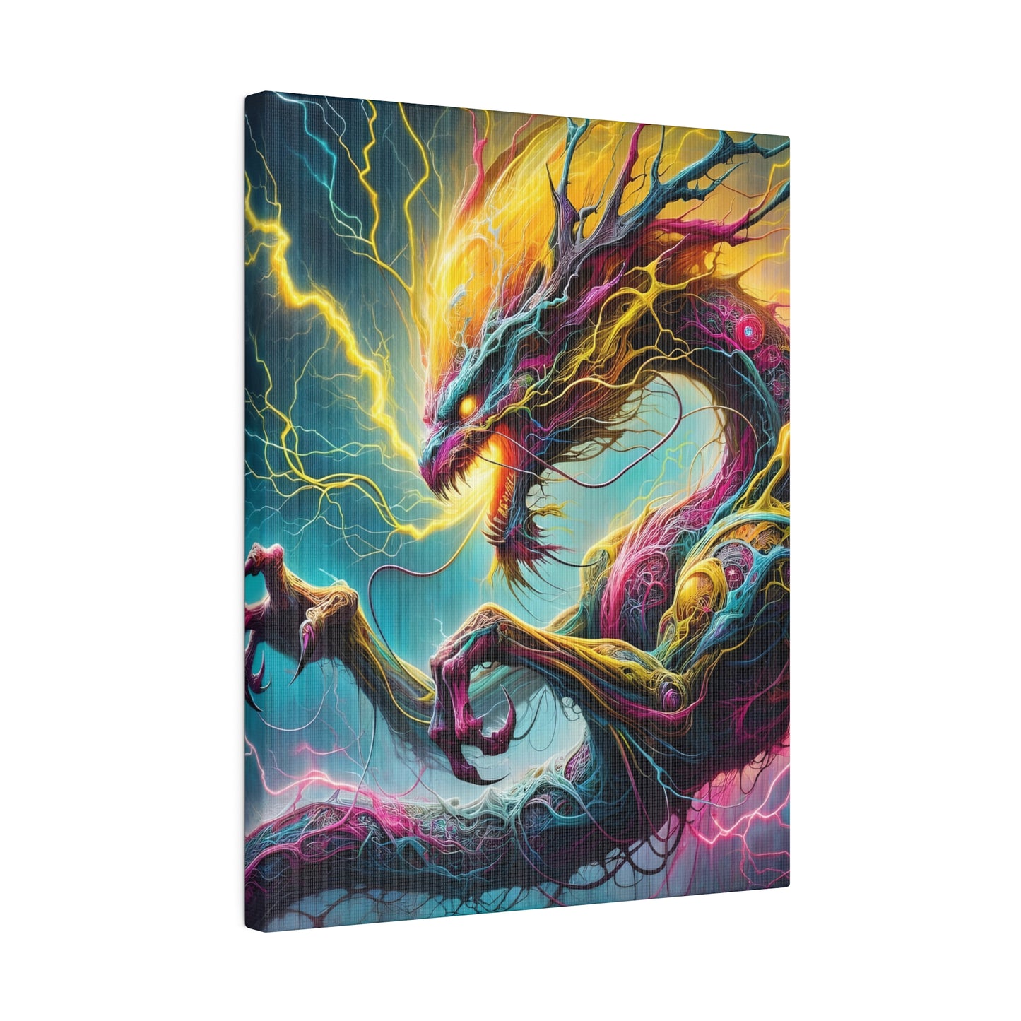 Dragonz Matte Canvas, Stretched, 0.75"