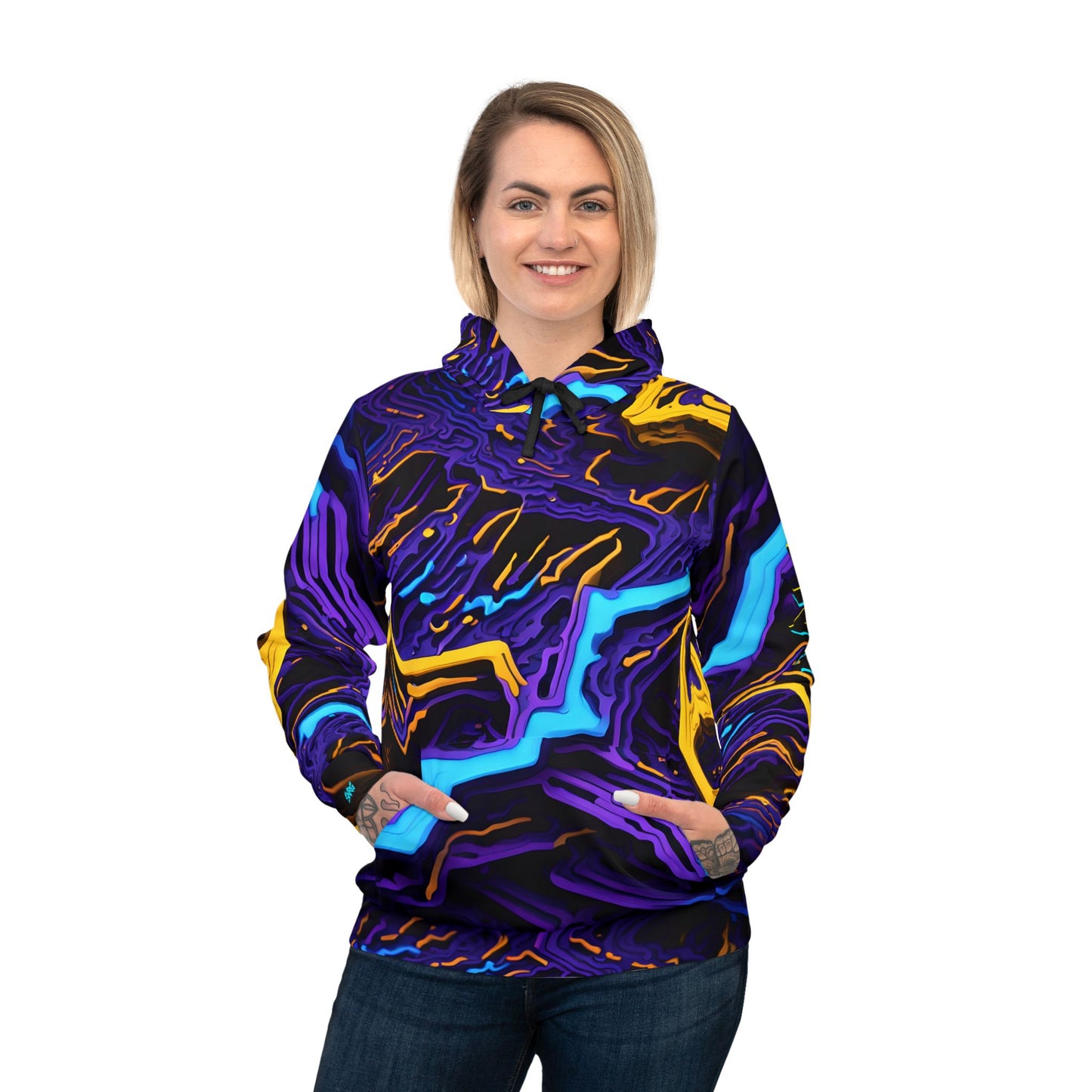 SNRG Patternz Electric Marble Hoodie