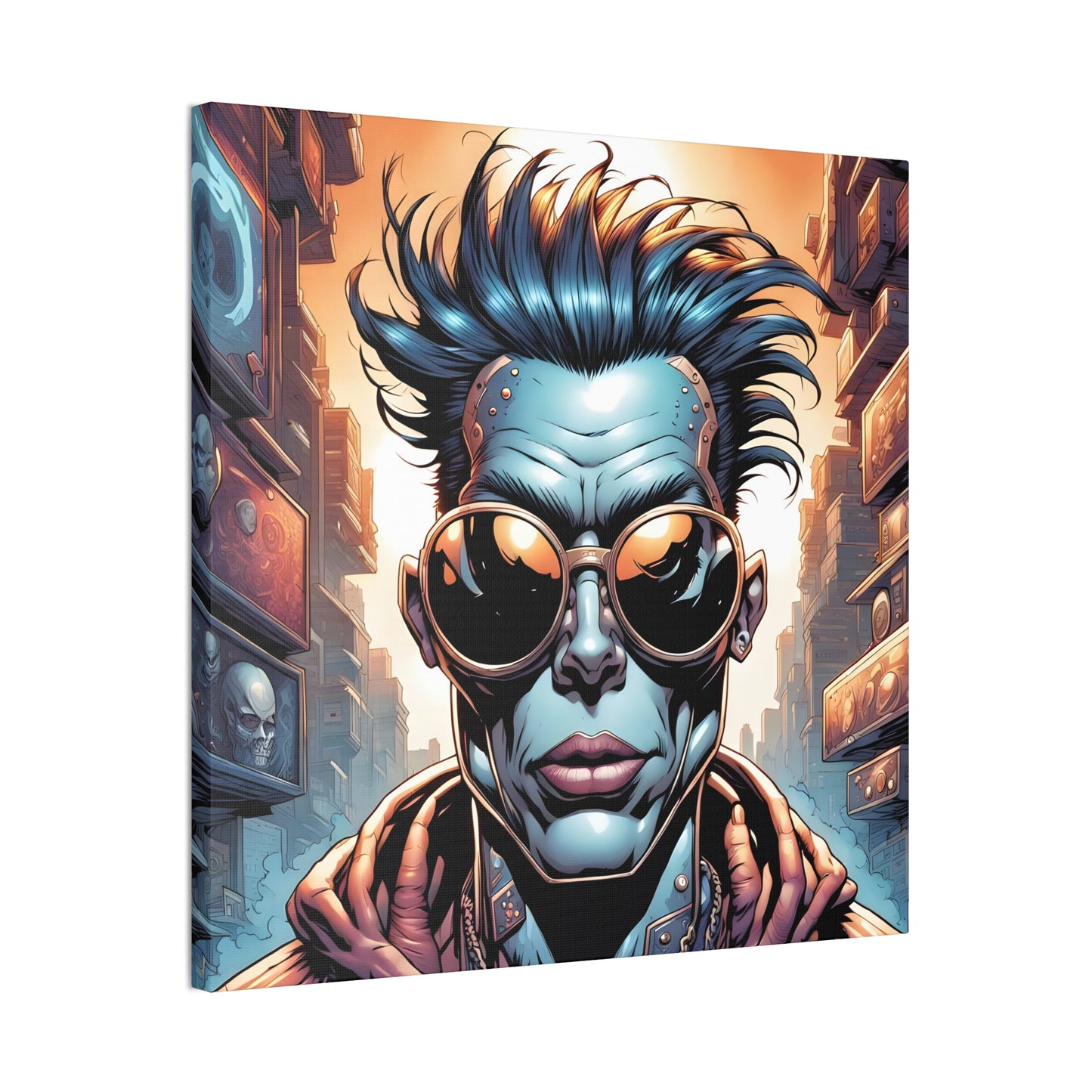 Punkz Canvas Stretched, 0.75"