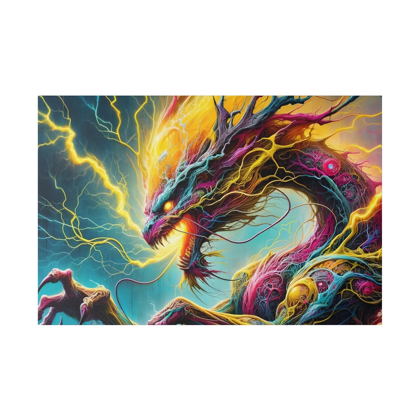 Dragonz Matte Canvas, Stretched, 0.75"