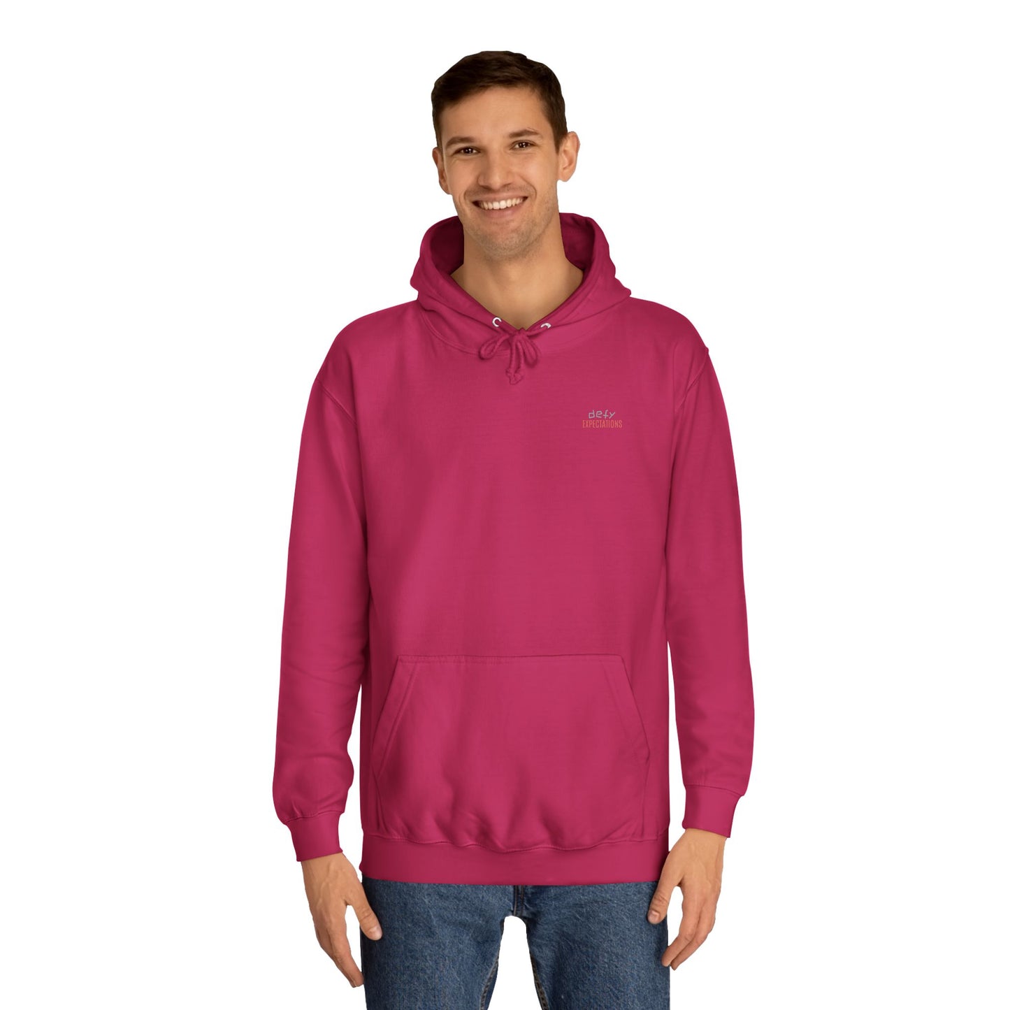 SNRG Unisex Hoodie - Defy Expectations, Sweatshirt, Hooded Jacket, Casual Pullover, Trendy Apparel, Outerwear, Hoodie