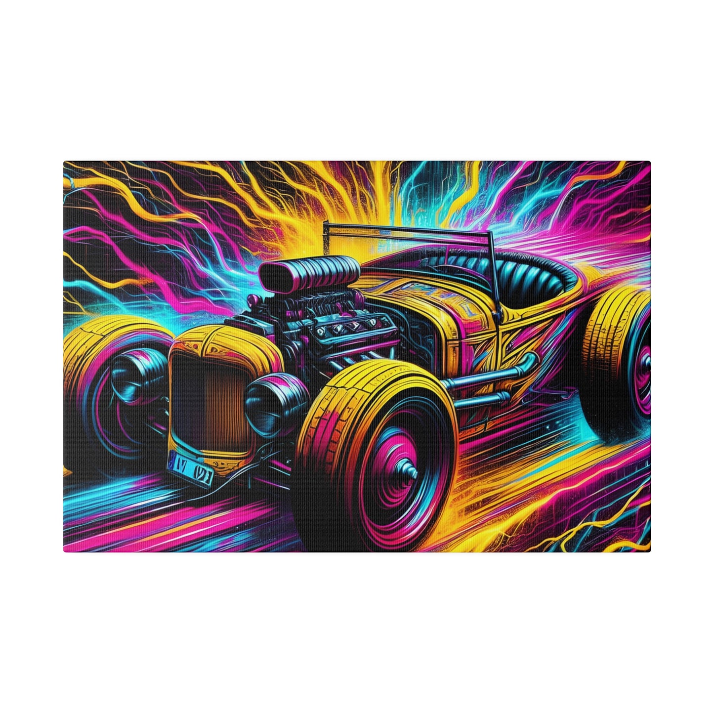 Ridez Matte Canvas, Stretched, 0.75"