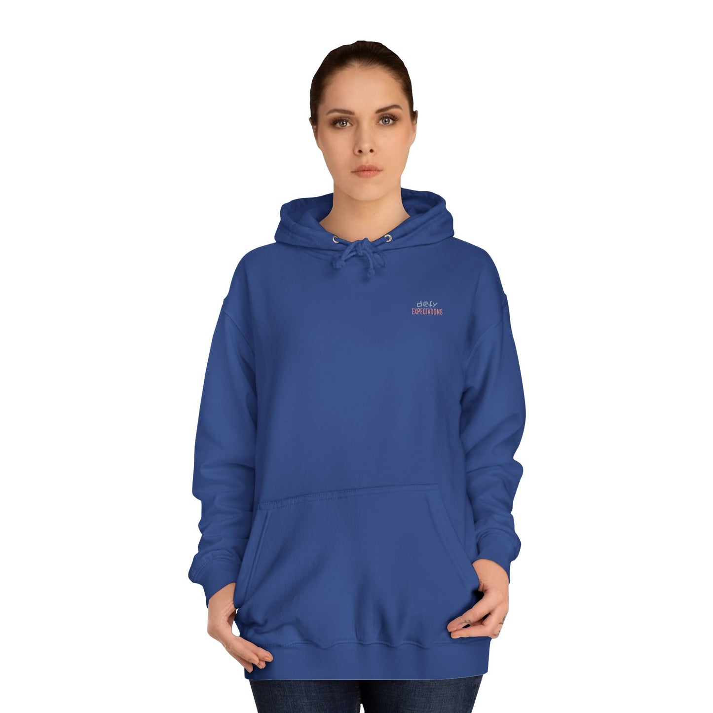 SNRG Unisex Hoodie - Defy Expectations, Sweatshirt, Hooded Jacket, Casual Pullover, Trendy Apparel, Outerwear, Hoodie