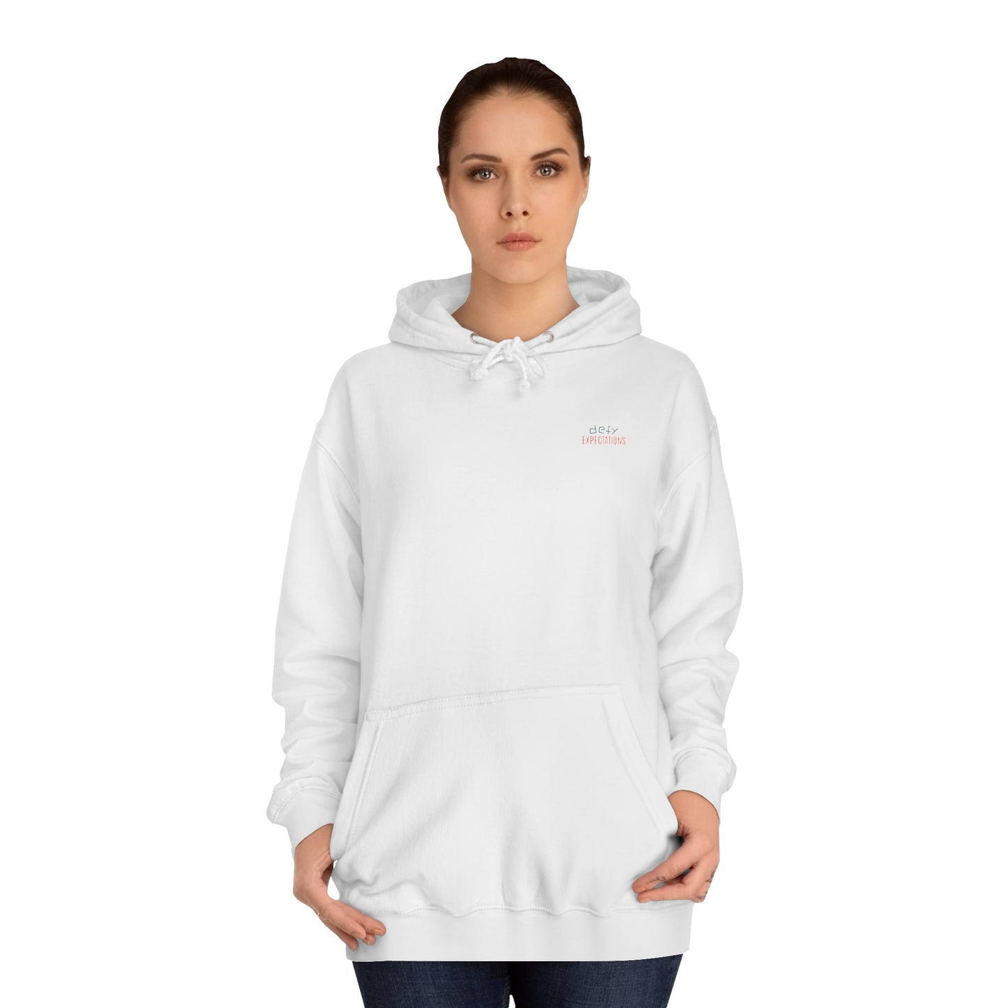 SNRG Unisex Hoodie - Defy Expectations, Sweatshirt, Hooded Jacket, Casual Pullover, Trendy Apparel, Outerwear, Hoodie