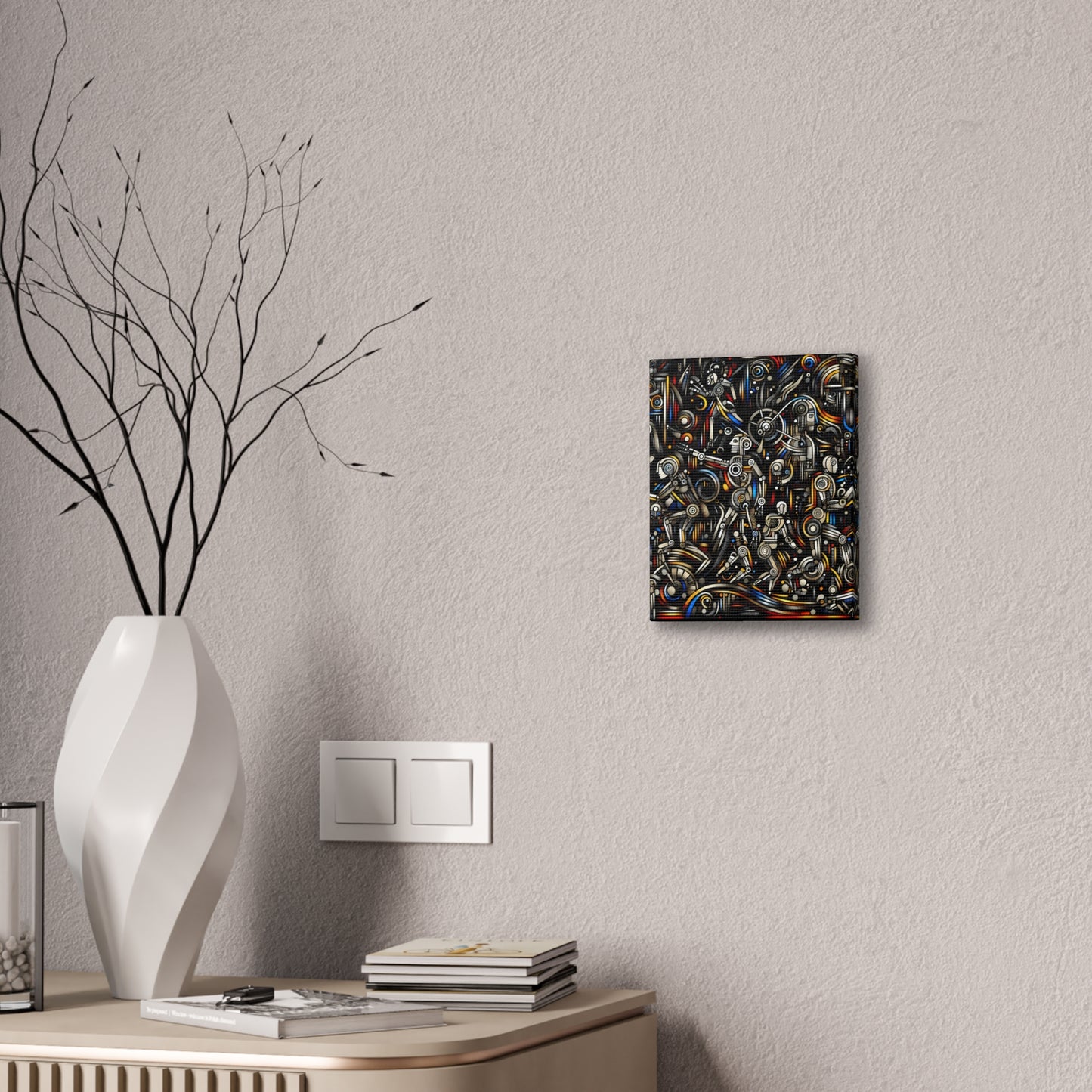 Robotz Canvas Stretched 0.75" Wall Art