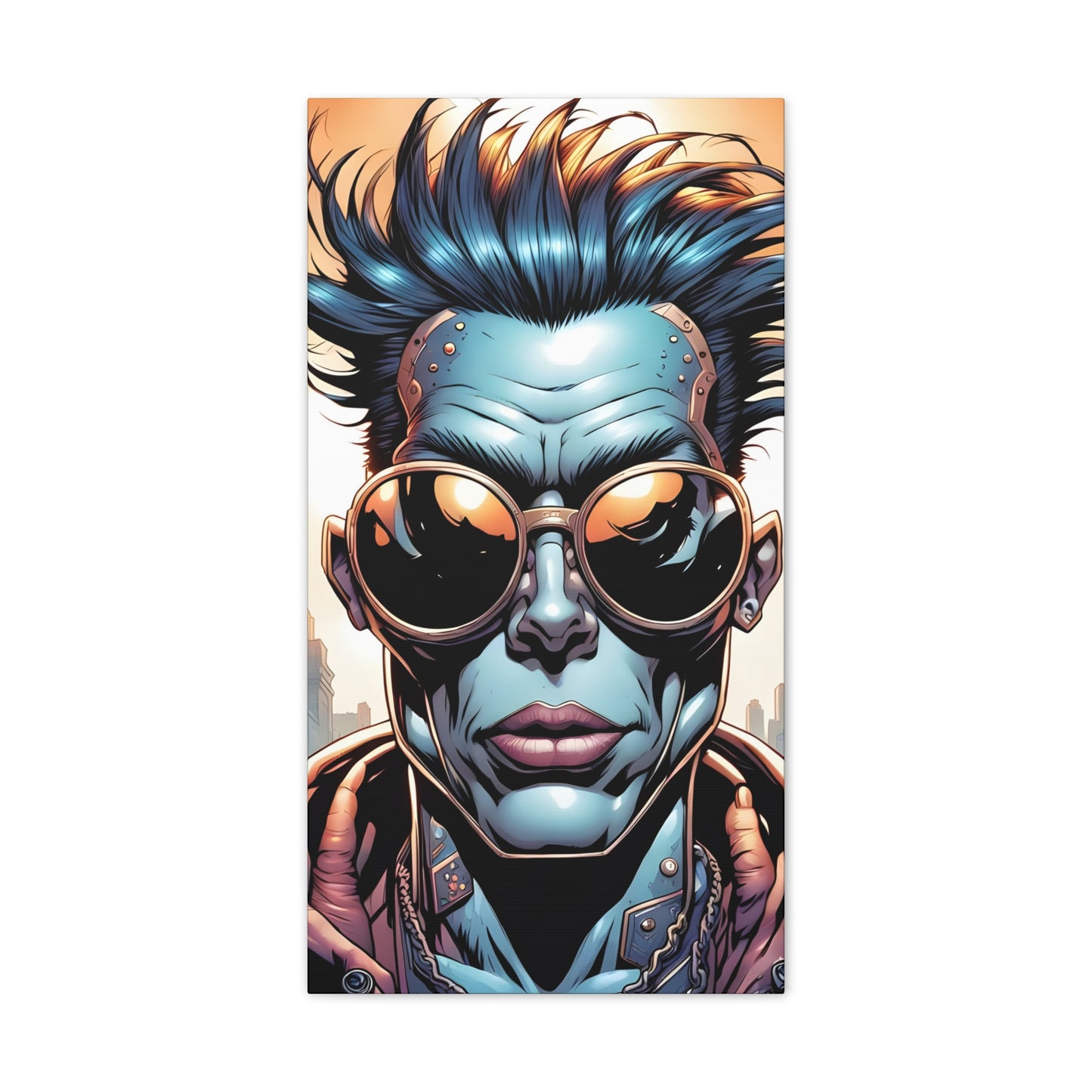 Punkz Canvas Stretched, 0.75"