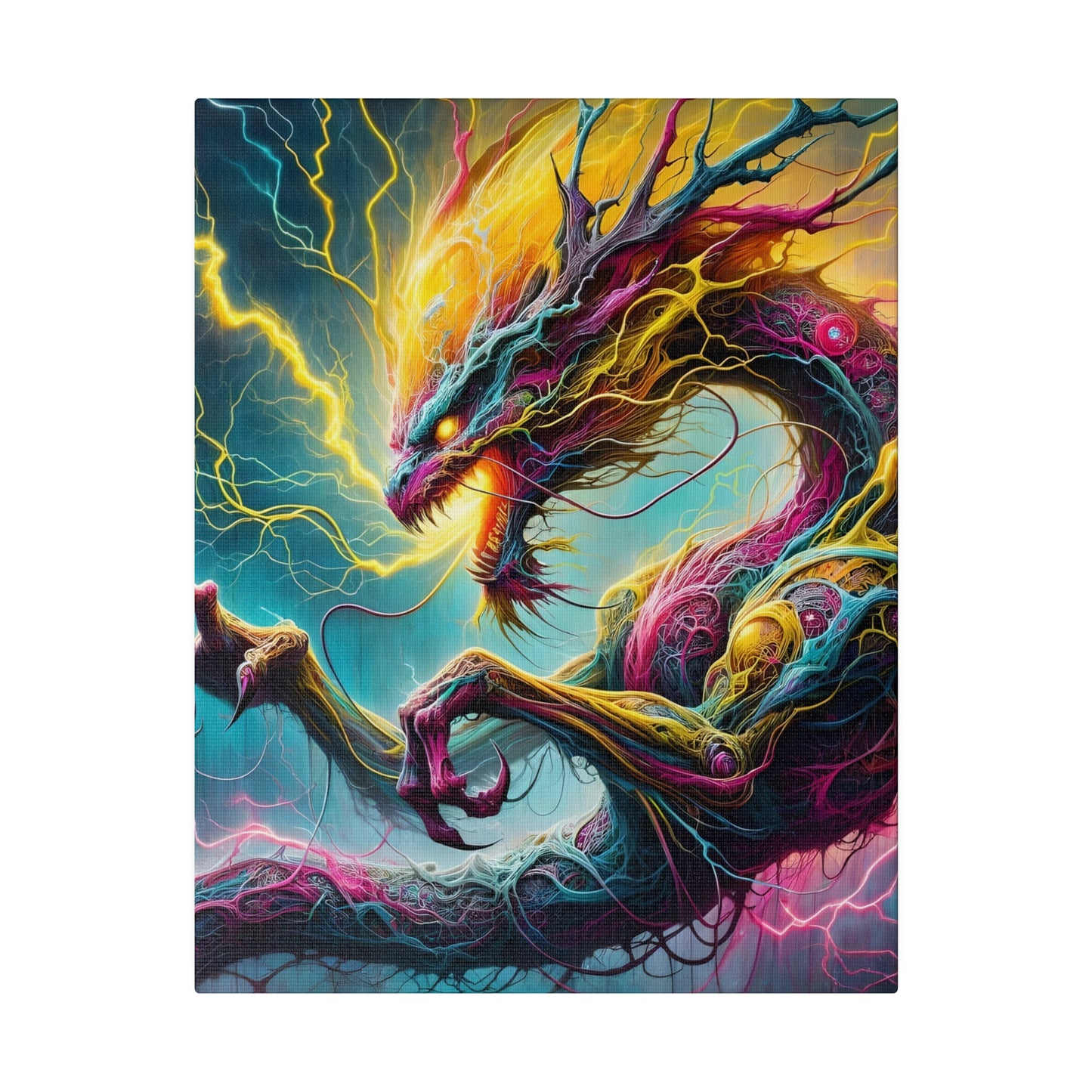 Dragonz Matte Canvas, Stretched, 0.75"
