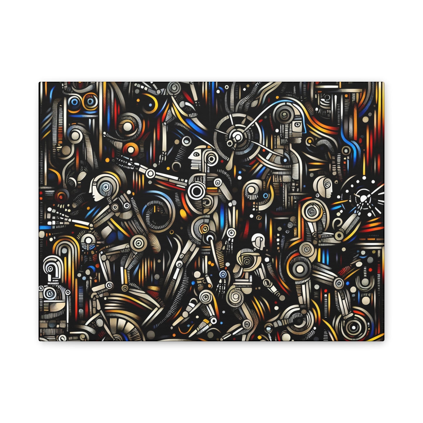 Robotz Canvas Stretched 0.75" Wall Art