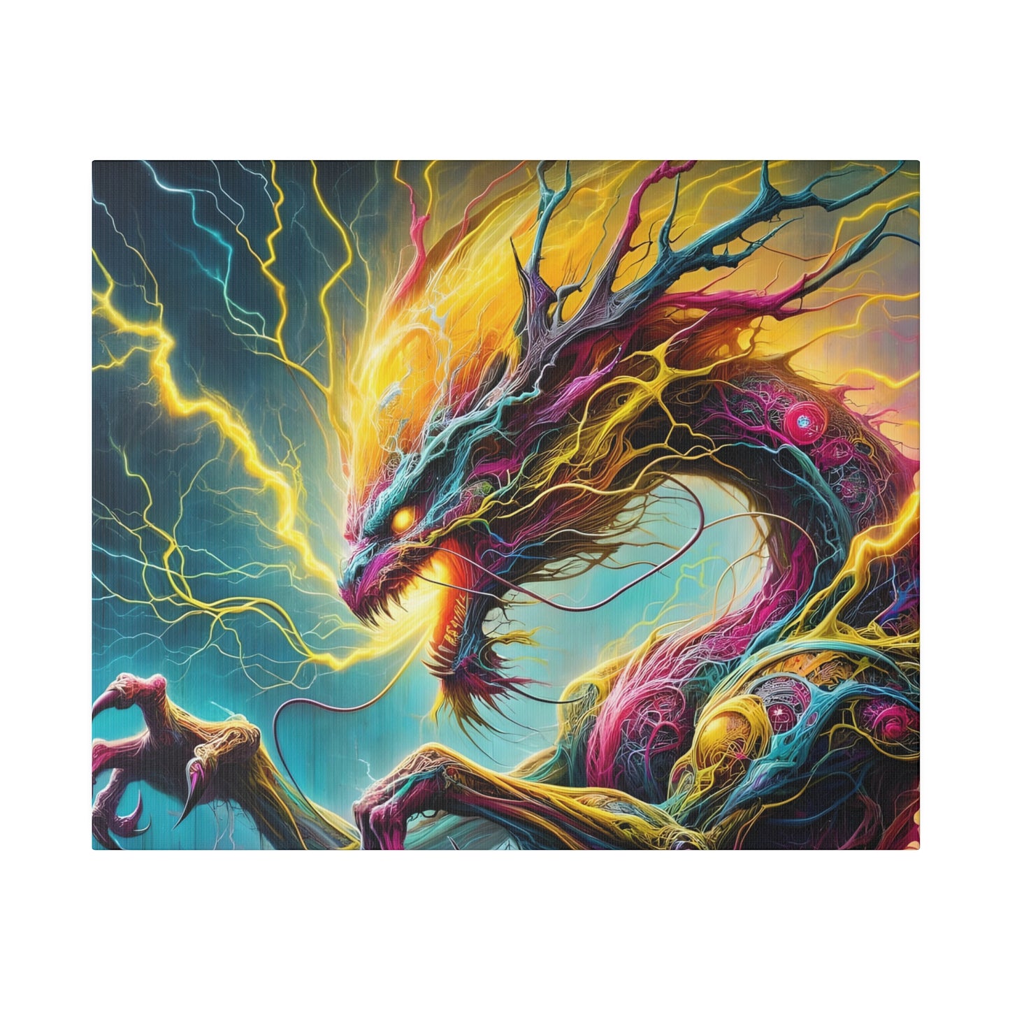 Dragonz Matte Canvas, Stretched, 0.75"