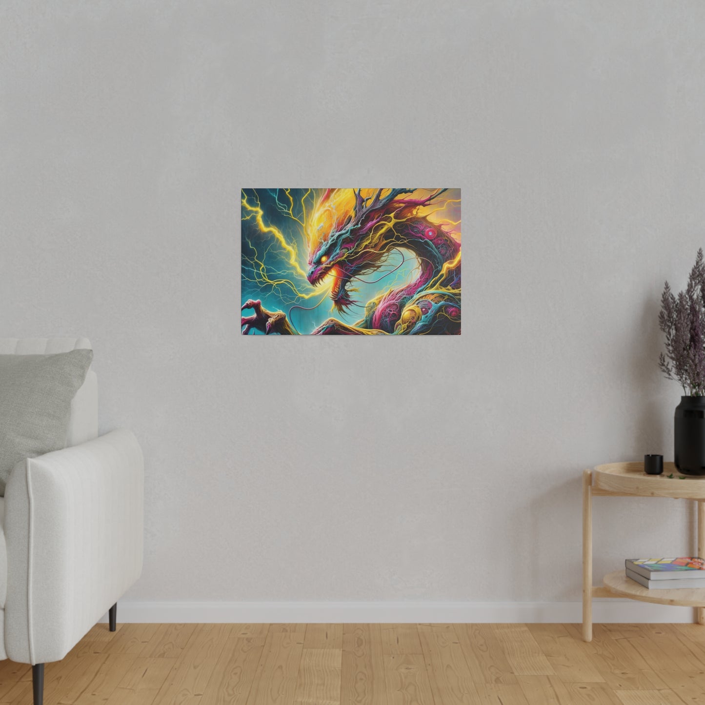 Dragonz Matte Canvas, Stretched, 0.75"