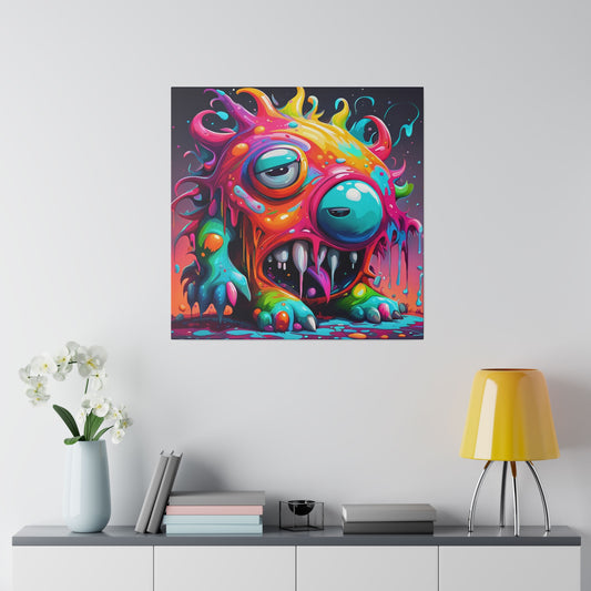 Wacky Splatz Matte Canvas, Stretched, 0.75"