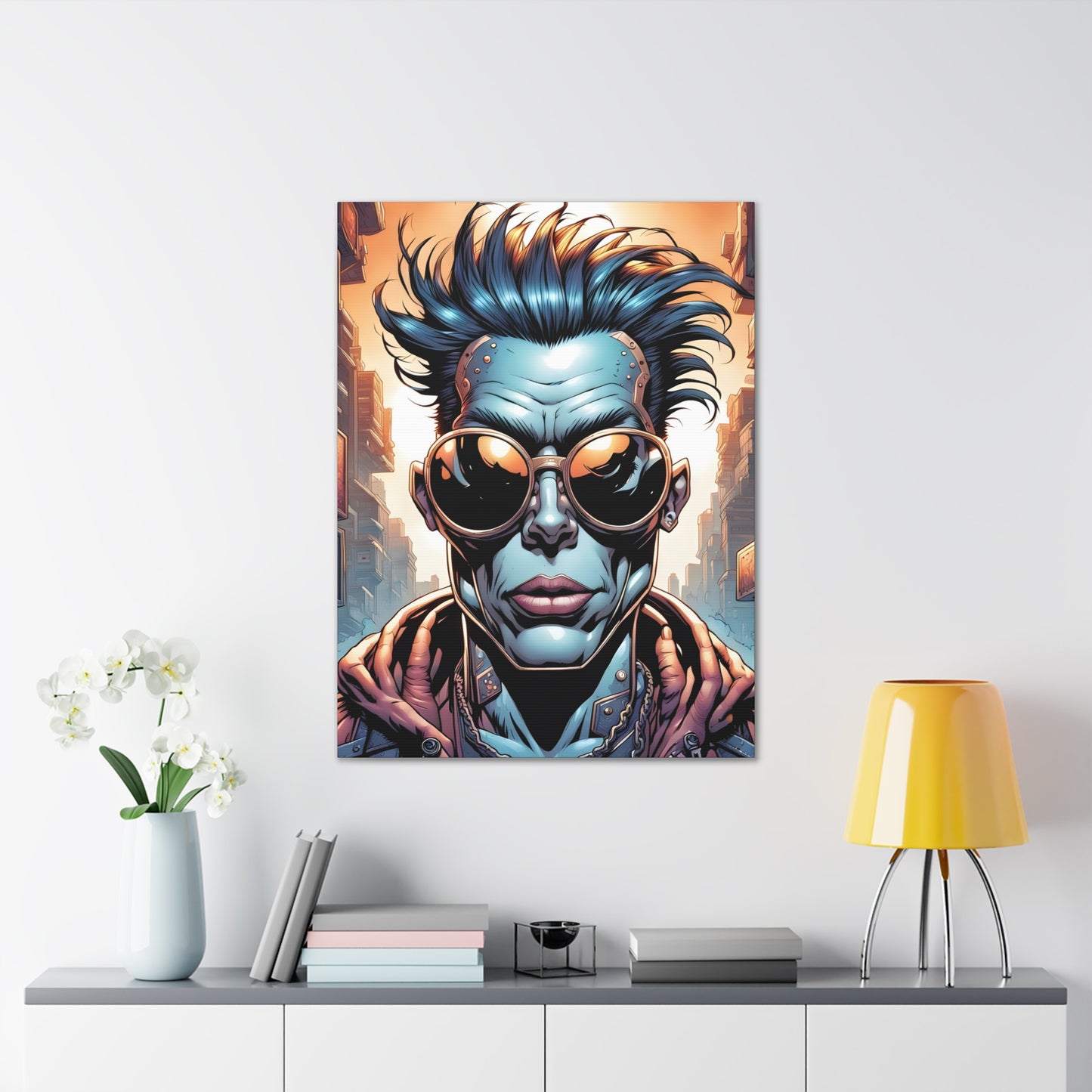 Punkz Canvas Stretched, 0.75"