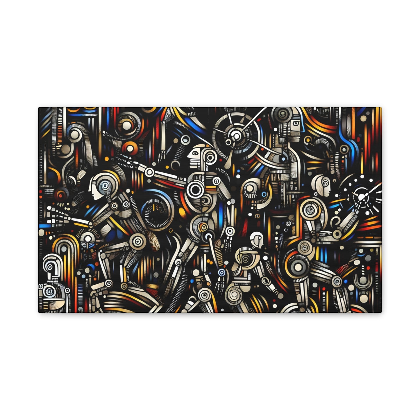 Robotz Canvas Stretched 0.75" Wall Art