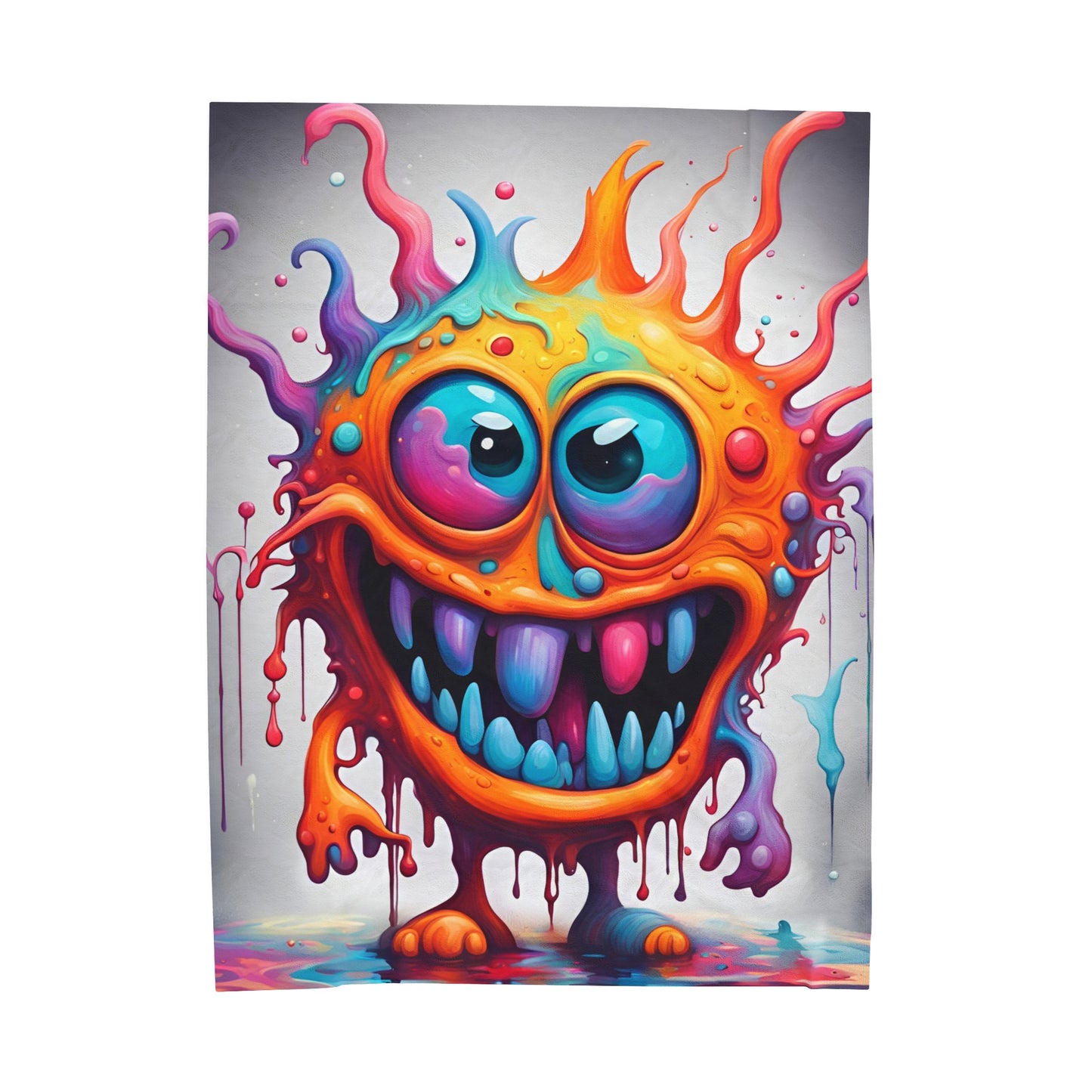 Velveteen Plush Wacky Blanket