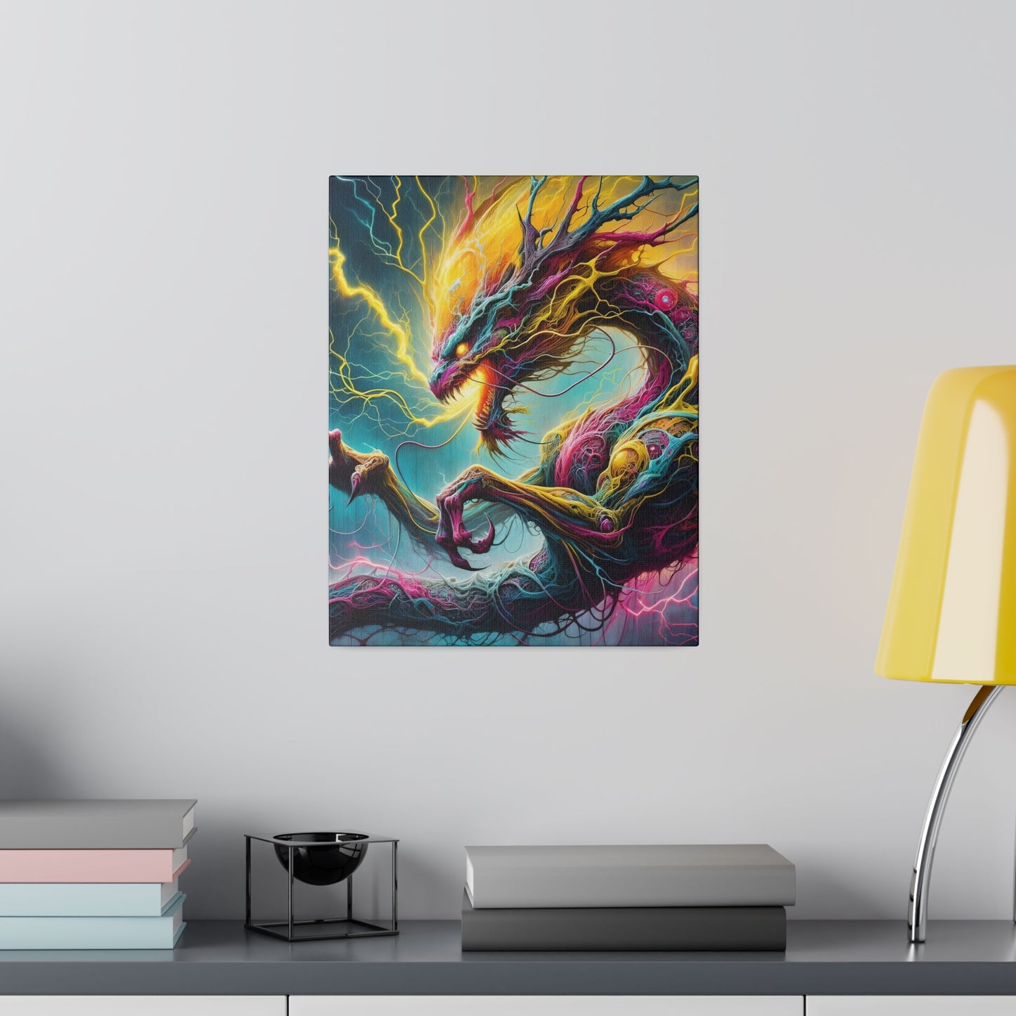 Dragonz Matte Canvas, Stretched, 0.75"