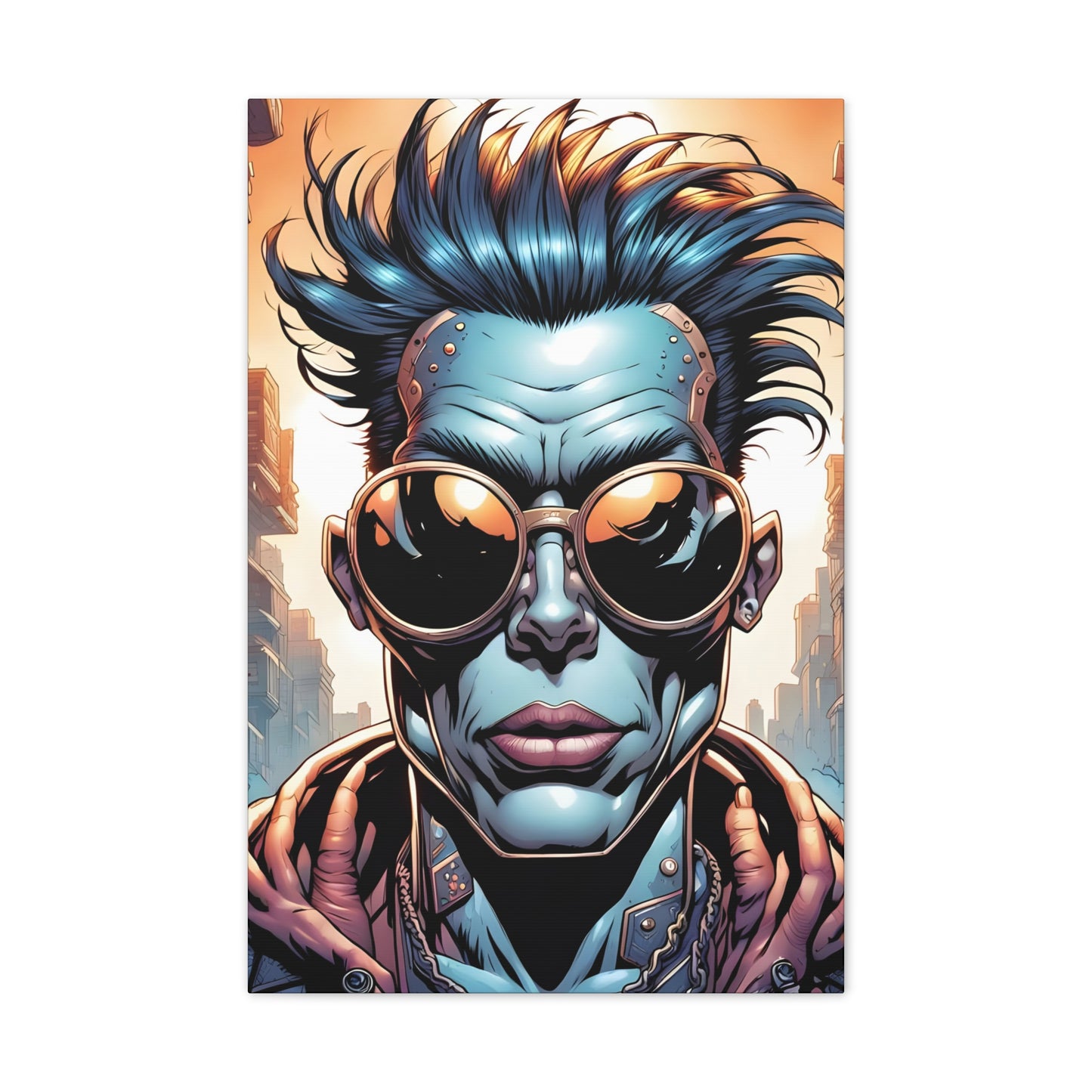 Punkz Canvas Stretched, 0.75"