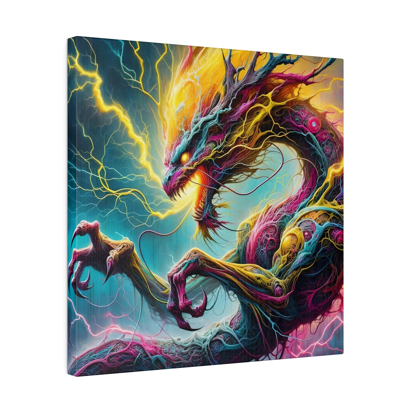 Dragonz Matte Canvas, Stretched, 0.75"
