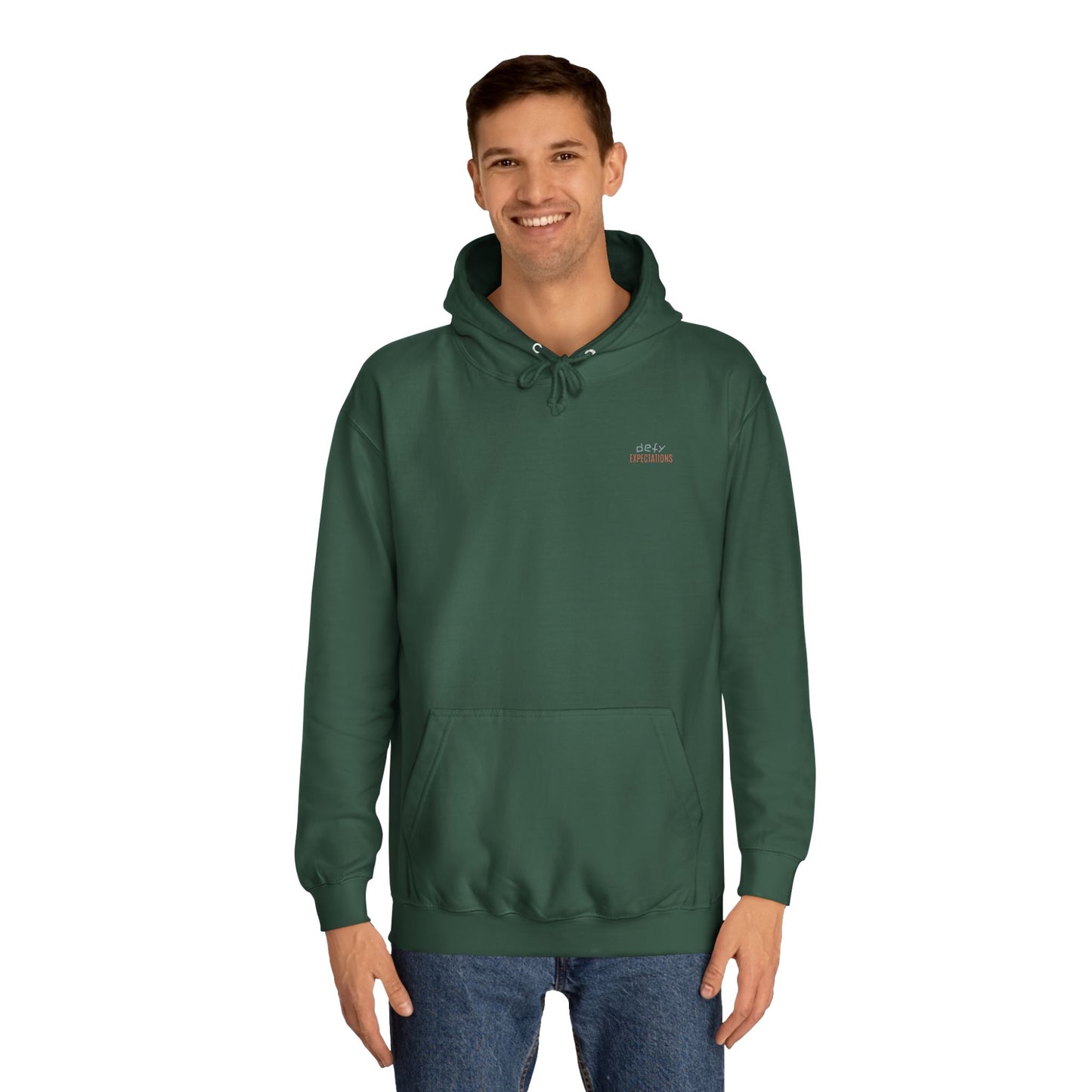 SNRG Unisex Hoodie - Defy Expectations, Sweatshirt, Hooded Jacket, Casual Pullover, Trendy Apparel, Outerwear, Hoodie