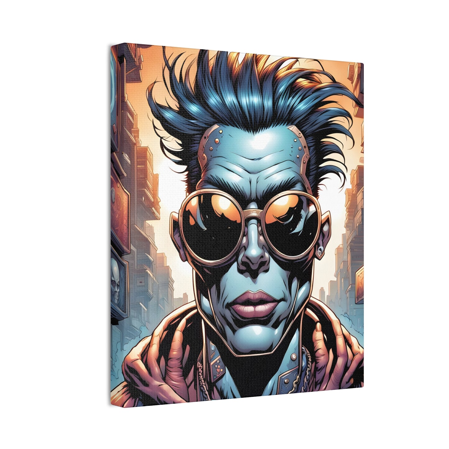 Punkz Canvas Stretched, 0.75"