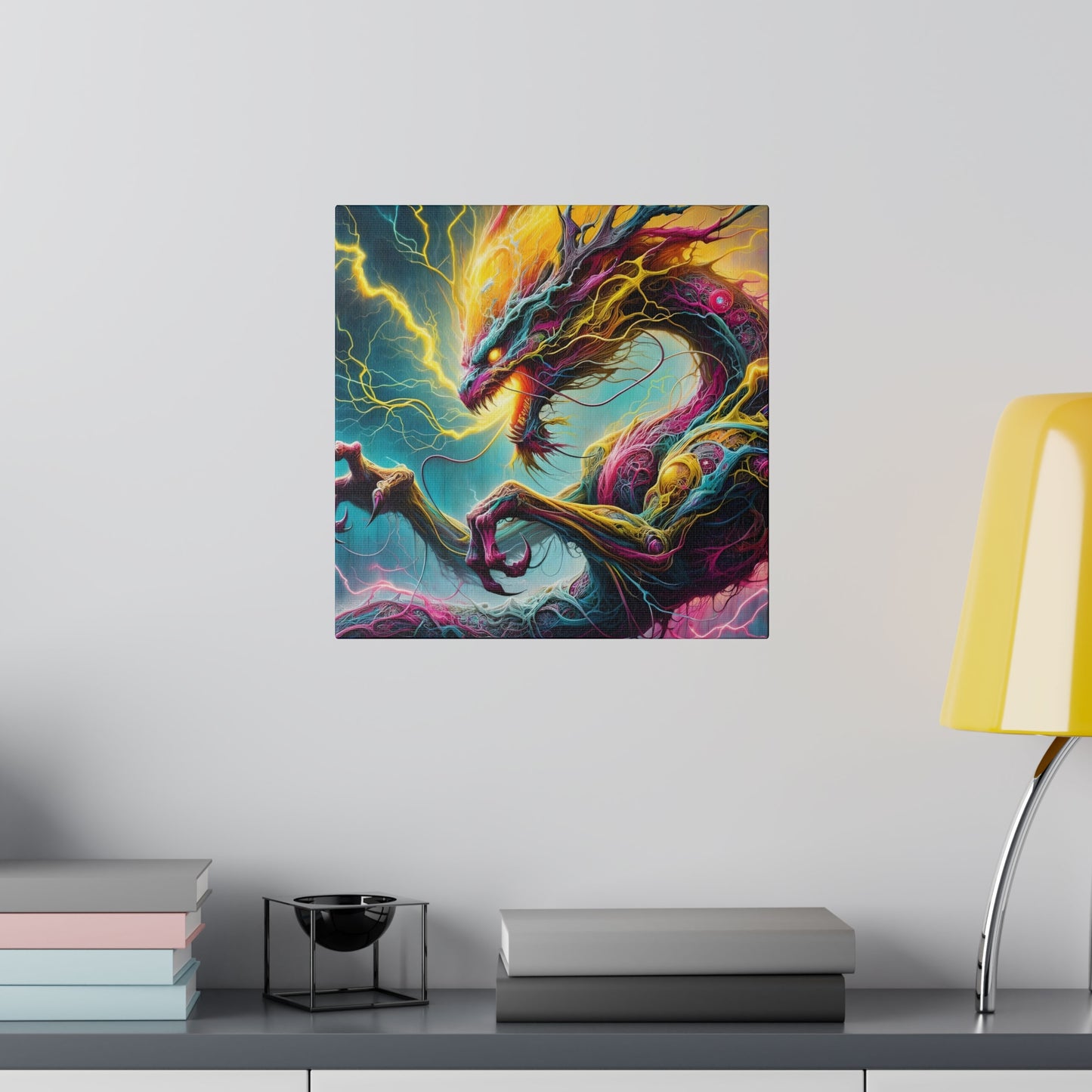 Dragonz Matte Canvas, Stretched, 0.75"