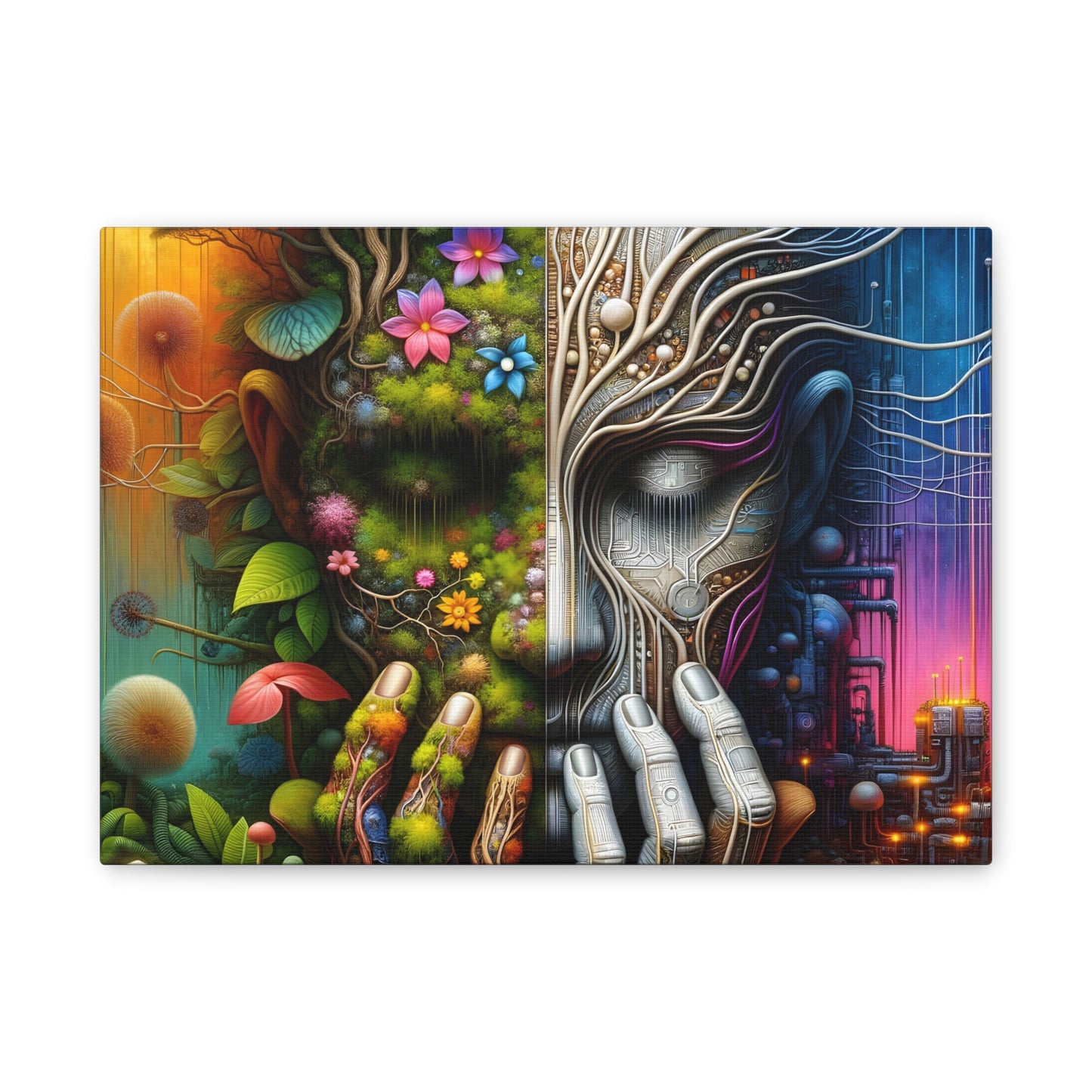 Duality Canvas Art - Stunning Stretched Wall Decor