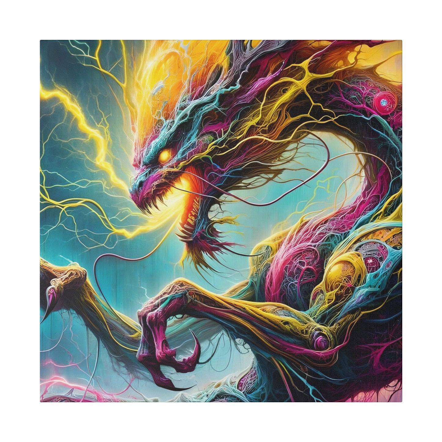 Dragonz Matte Canvas, Stretched, 0.75"