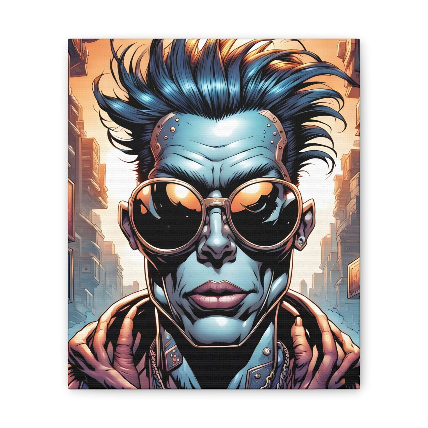 Punkz Canvas Stretched, 0.75"