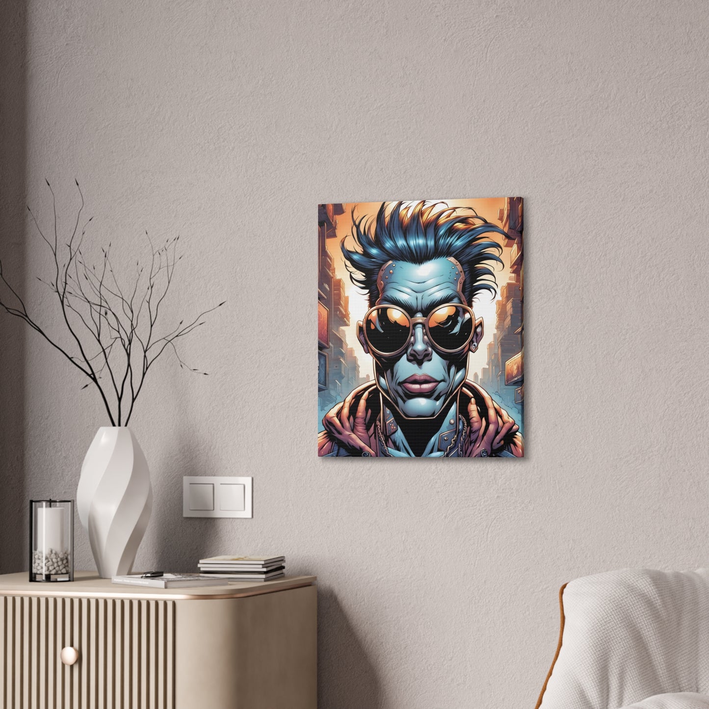 Punkz Canvas Stretched, 0.75"