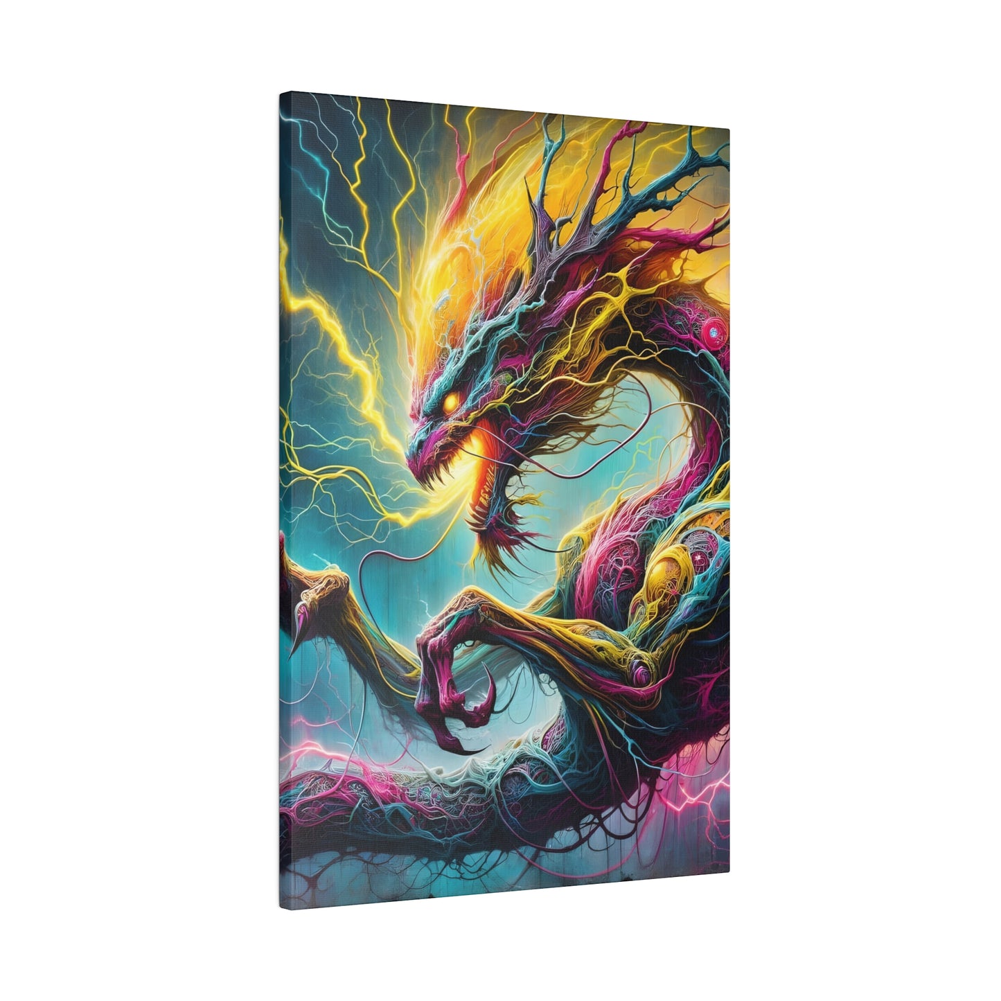 Dragonz Matte Canvas, Stretched, 0.75"