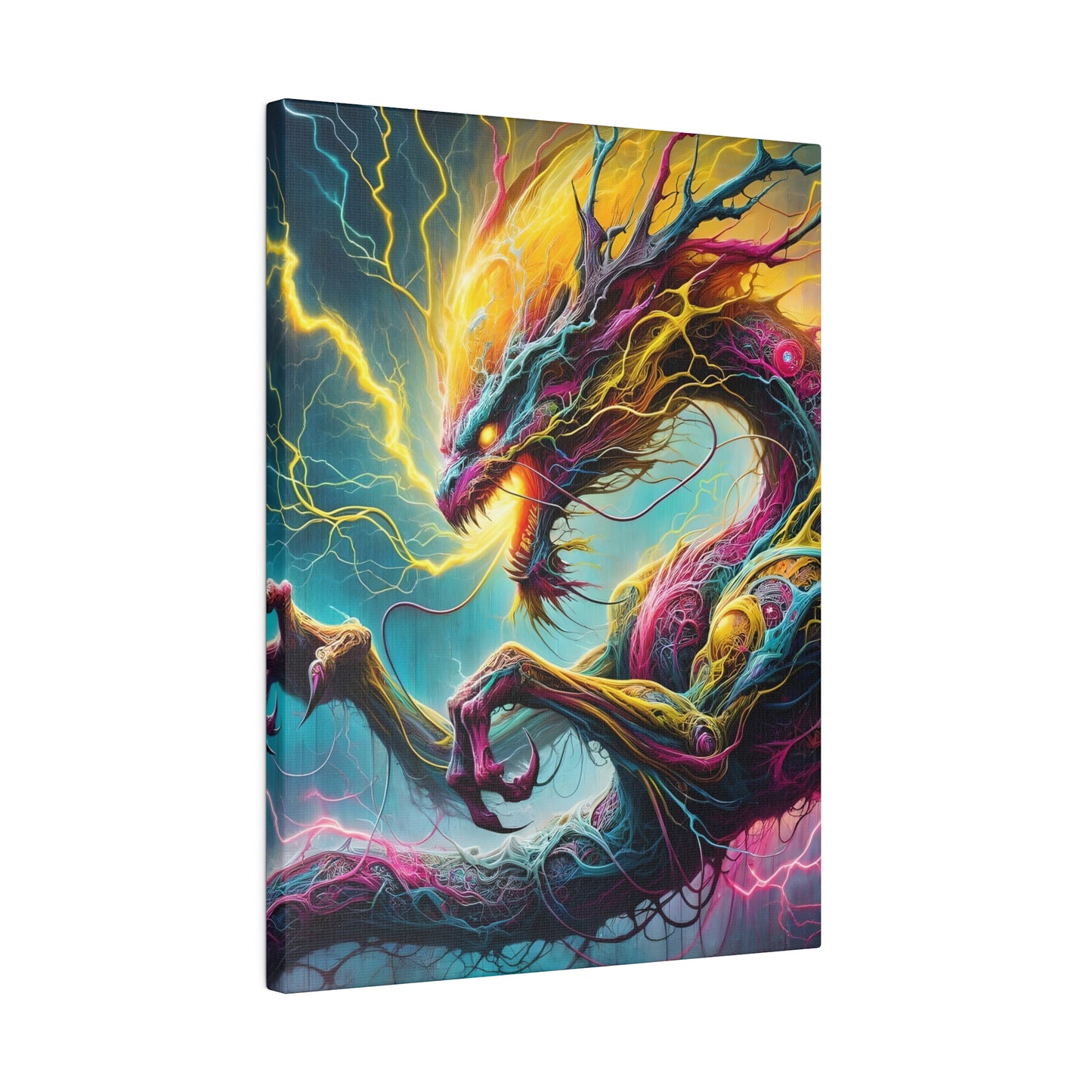 Dragonz Matte Canvas, Stretched, 0.75"