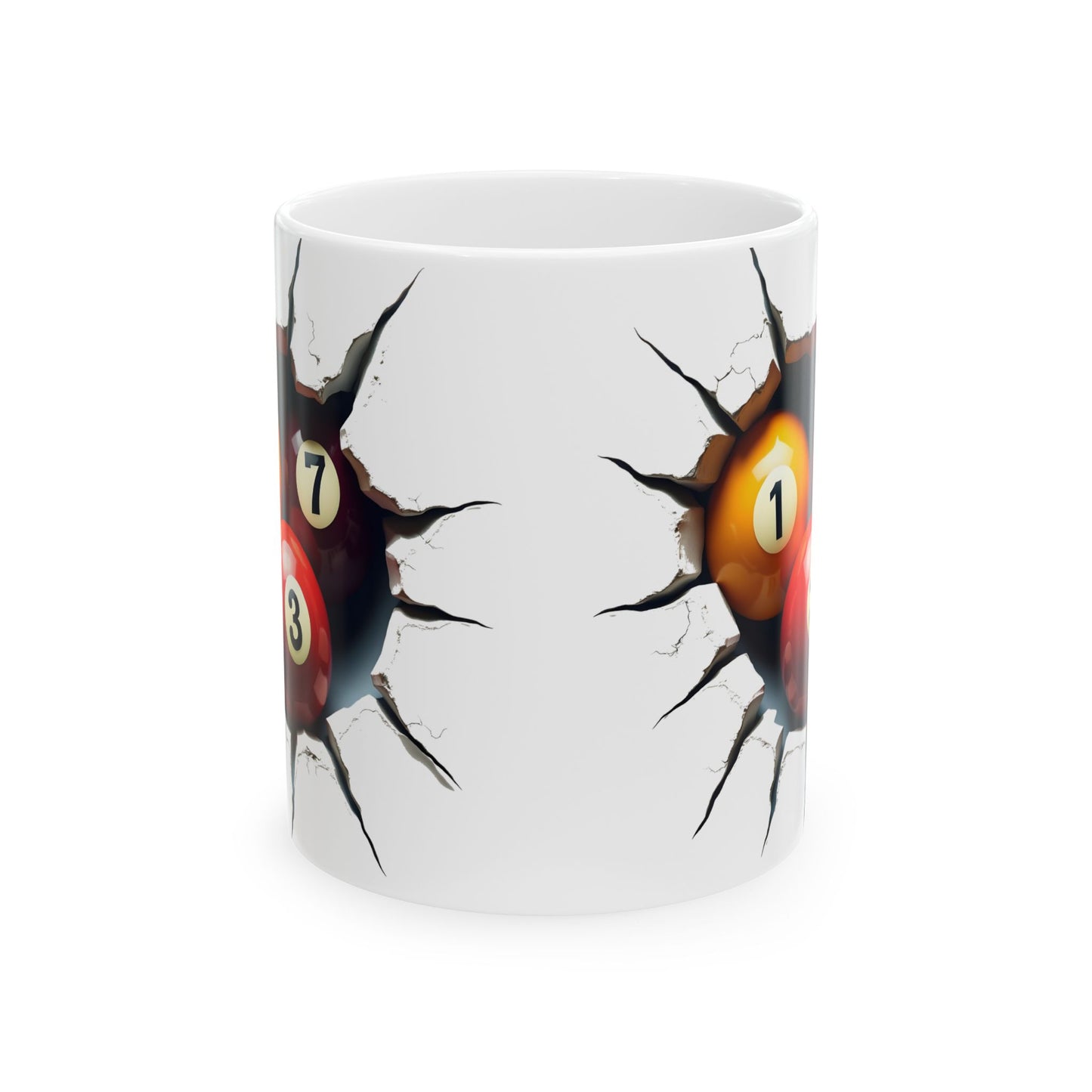 Breakthrough Billiards Ceramic Mug | Pool Lover Gift