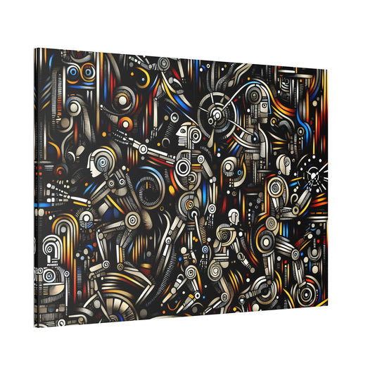 Robotz Canvas Stretched 0.75" Wall Art