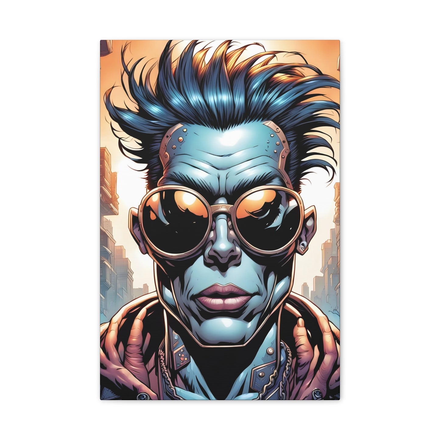 Punkz Canvas Stretched, 0.75"