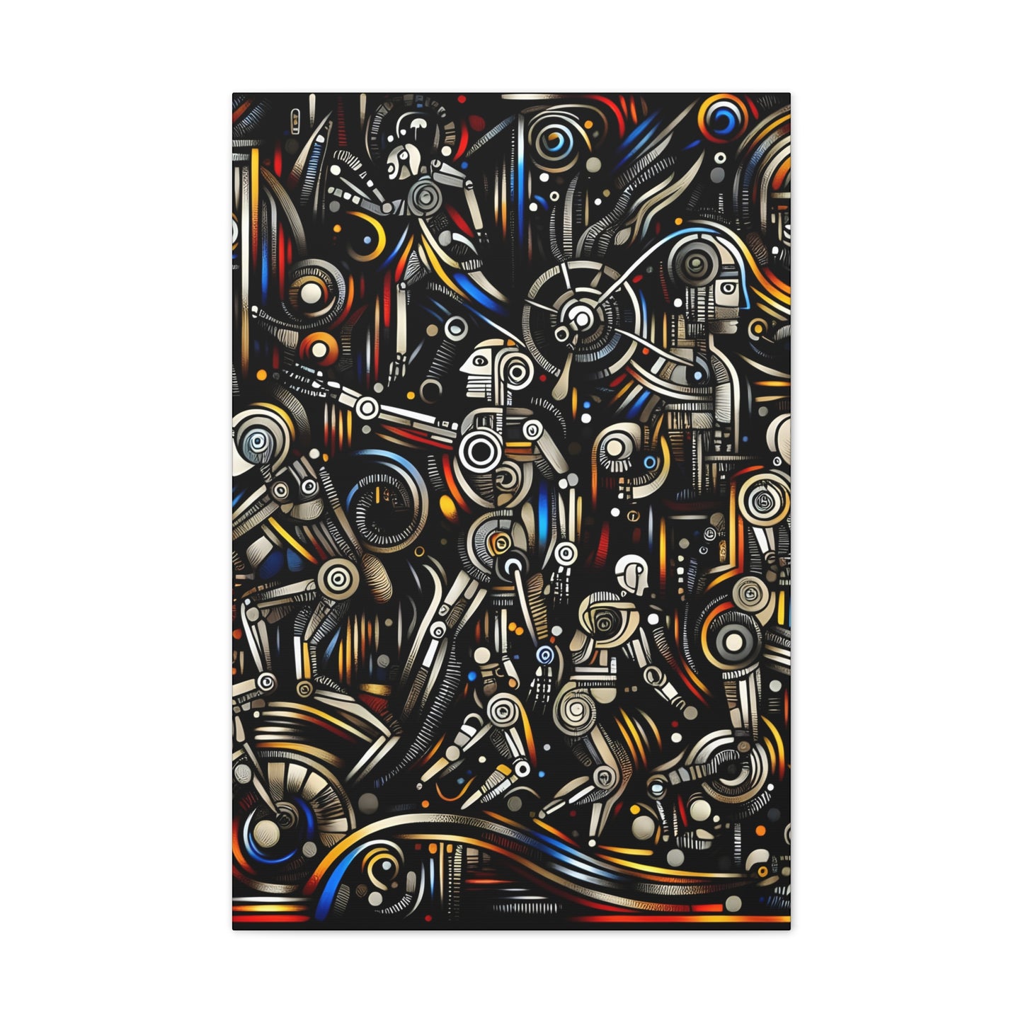 Robotz Canvas Stretched 0.75" Wall Art