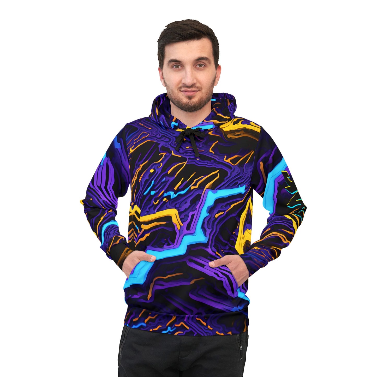 SNRG Patternz Electric Marble Hoodie