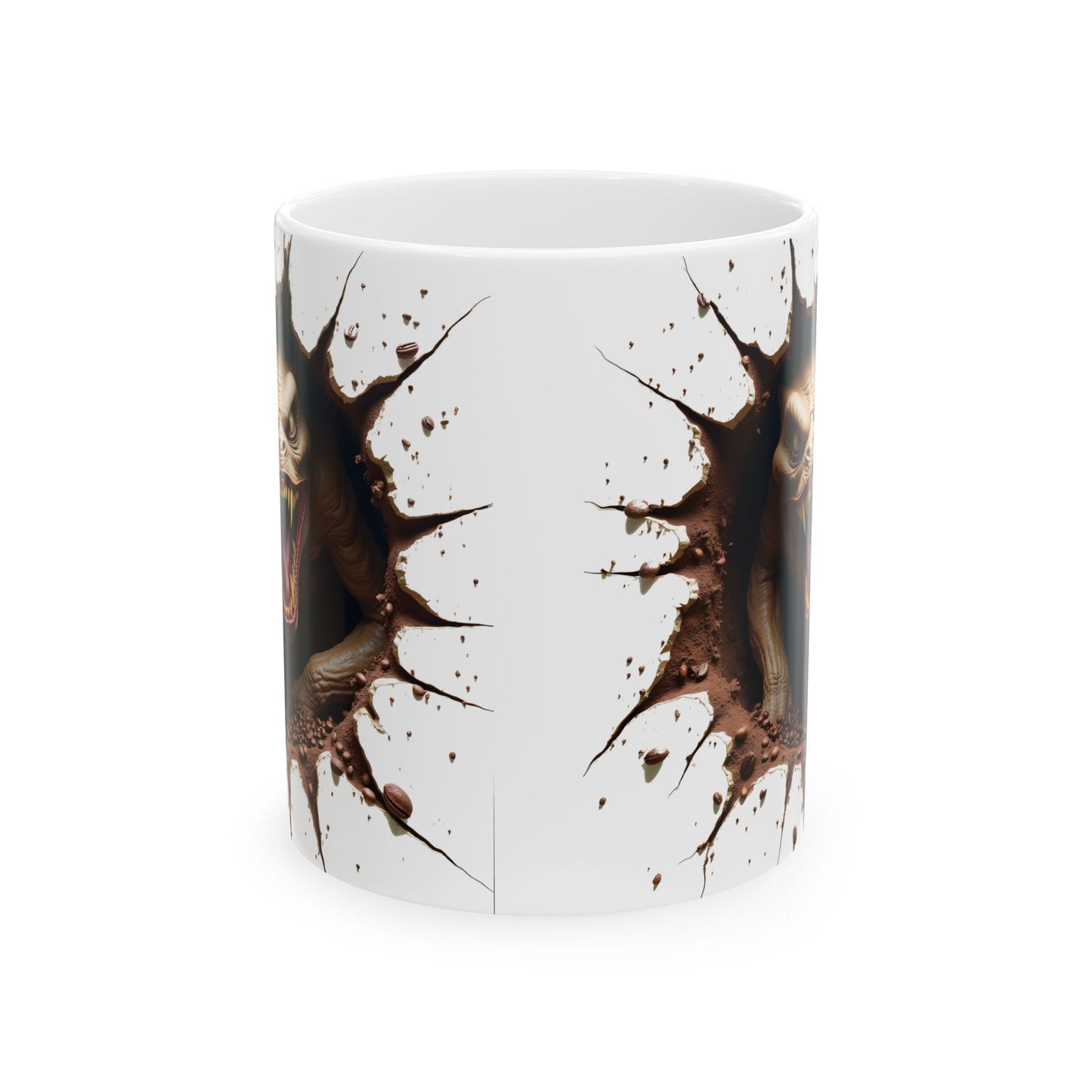 Unique Coffee Monster Ceramic Mug | 11oz & 15oz | Perfect Gift for Coffee Lovers