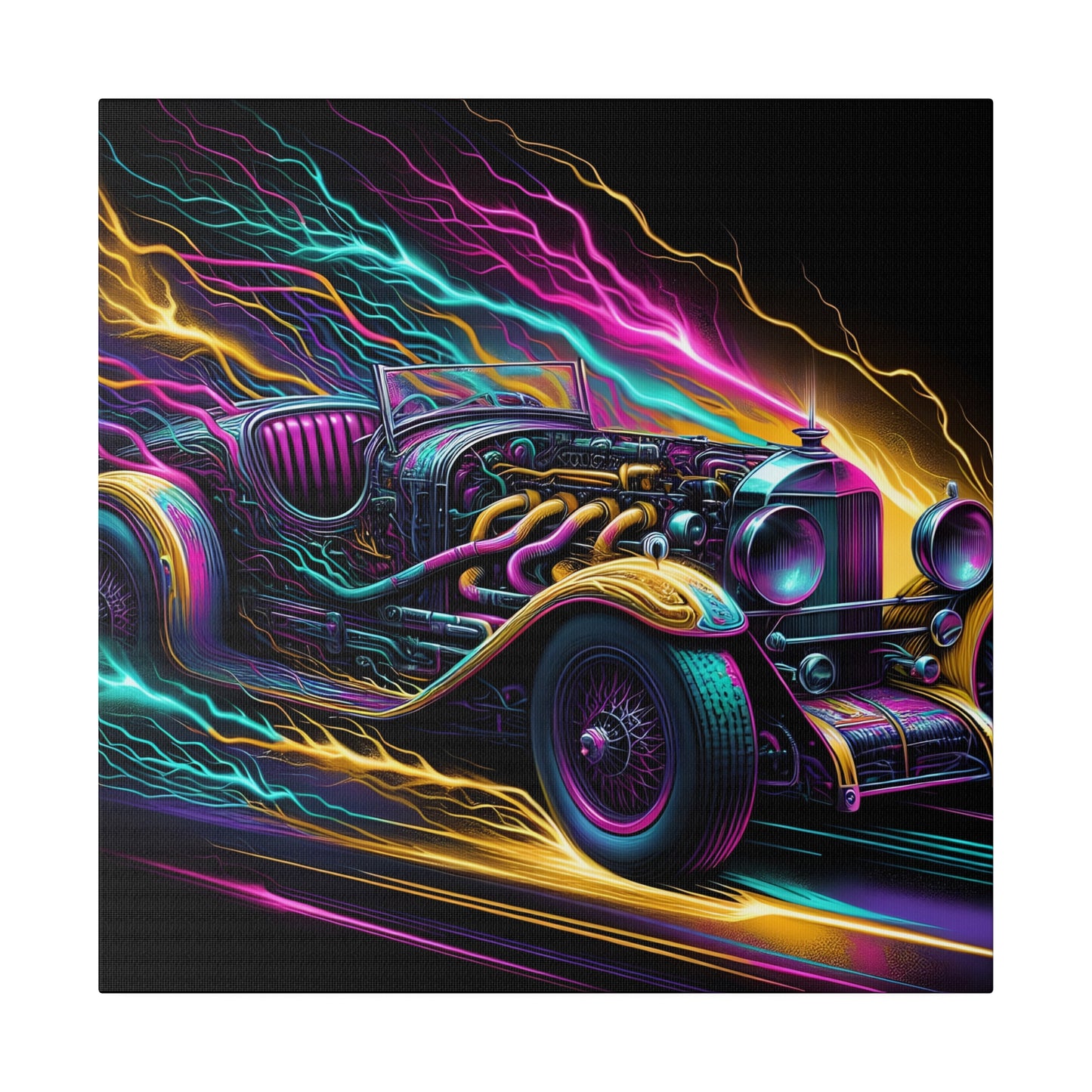 Ridez Matte Canvas, Stretched, 0.75"