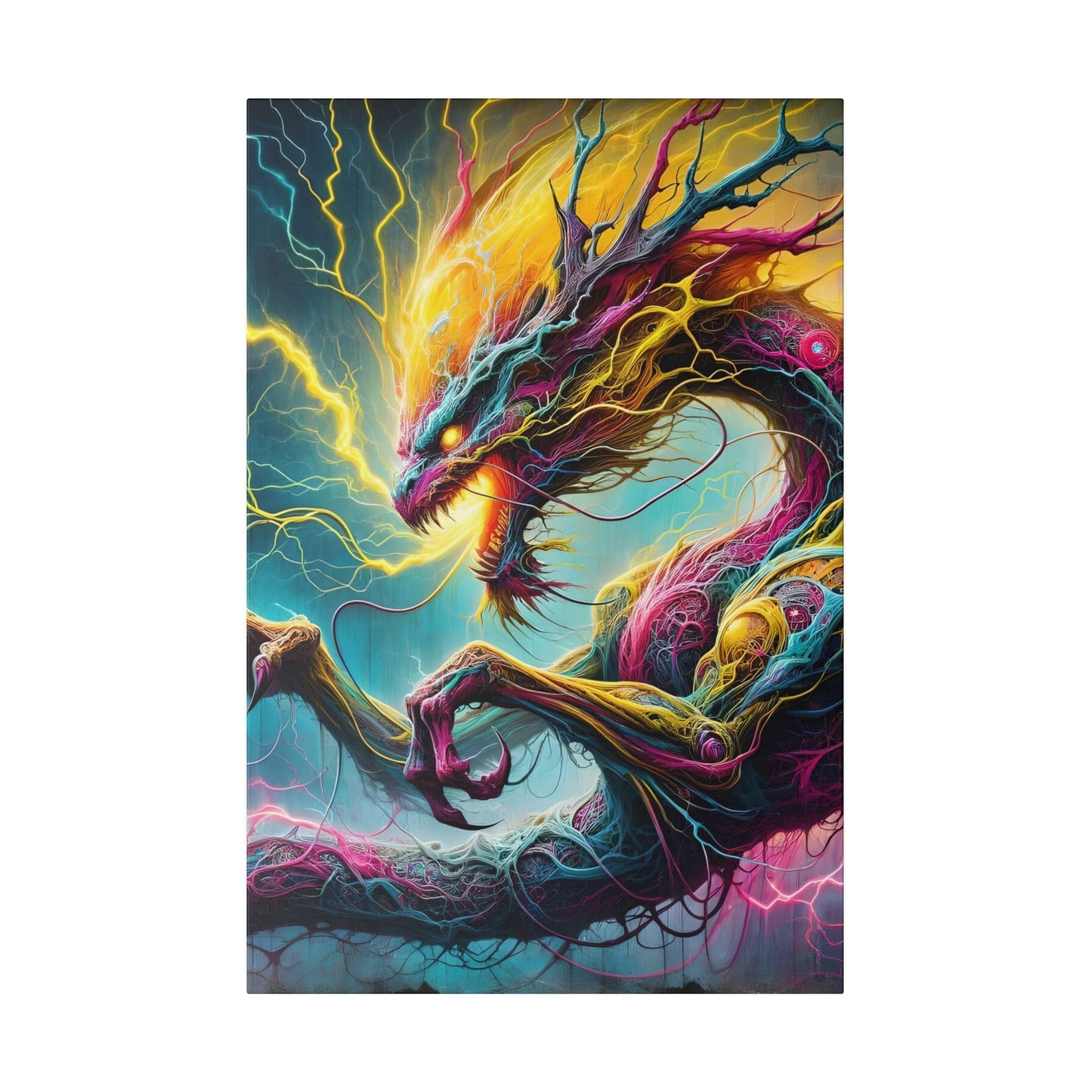 Dragonz Matte Canvas, Stretched, 0.75"
