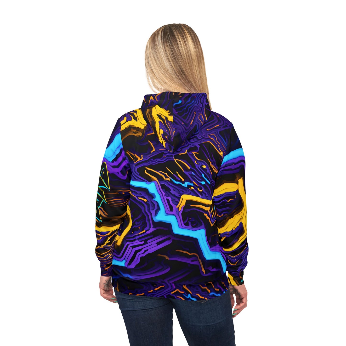 SNRG Patternz Electric Marble Hoodie