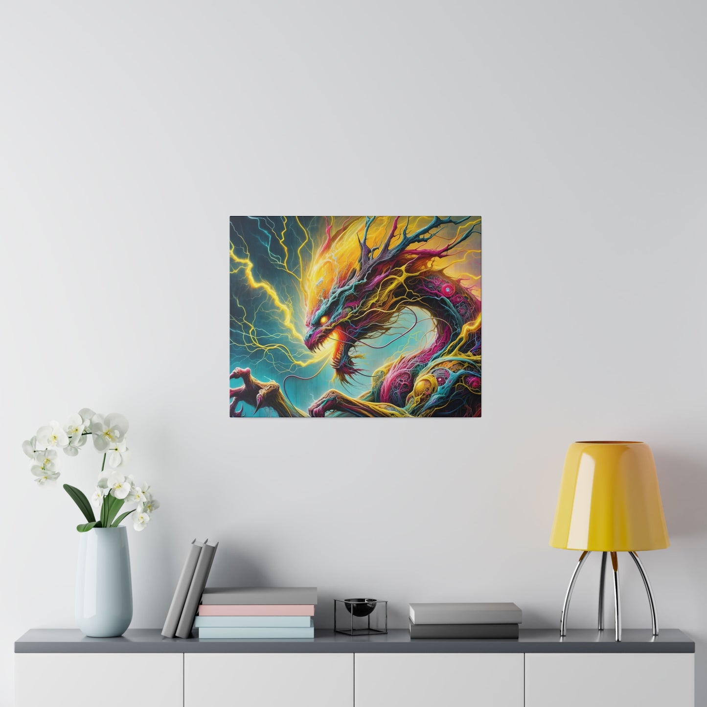 Dragonz Matte Canvas, Stretched, 0.75"